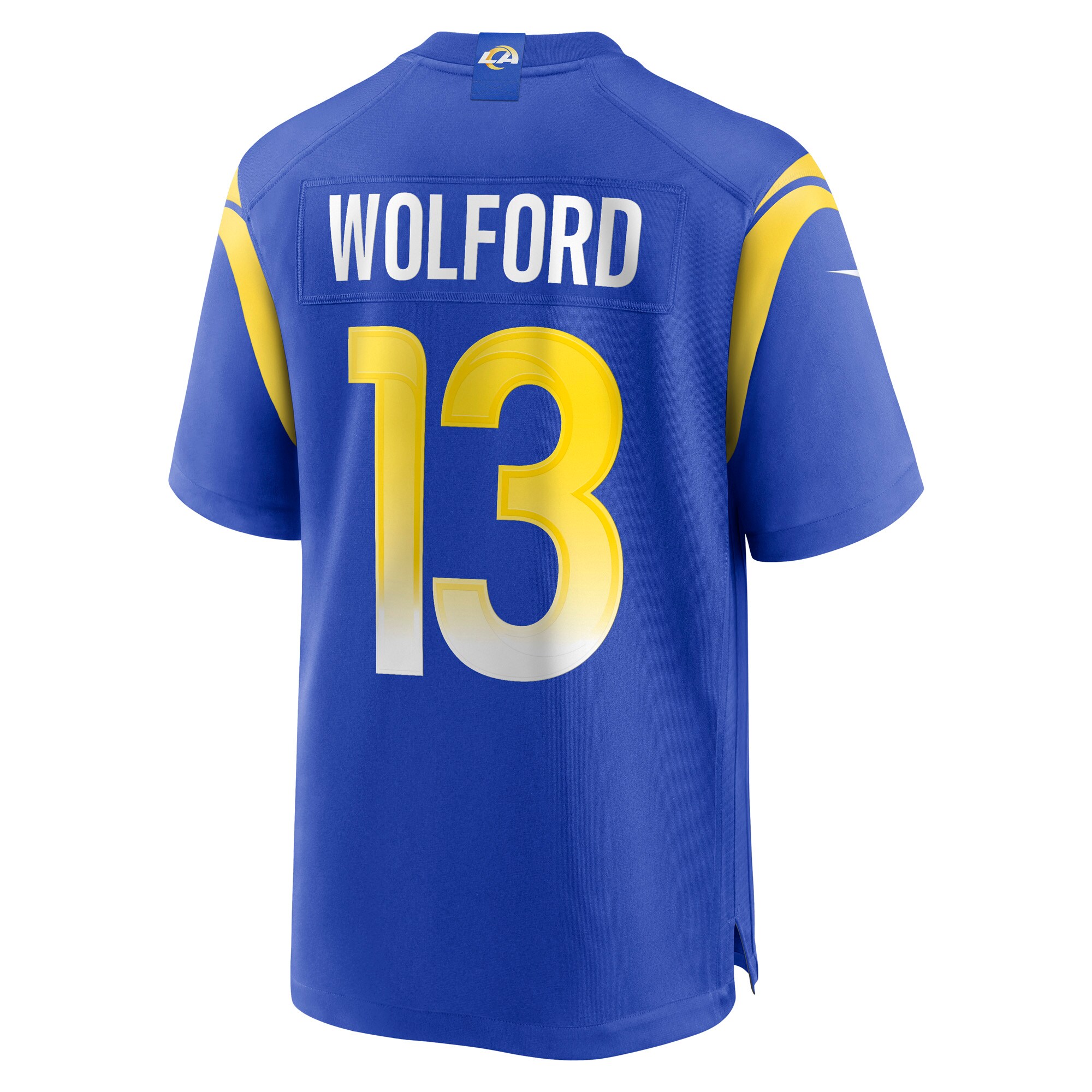 John Wolford Los Angeles Rams  Game Player Jersey - Royal