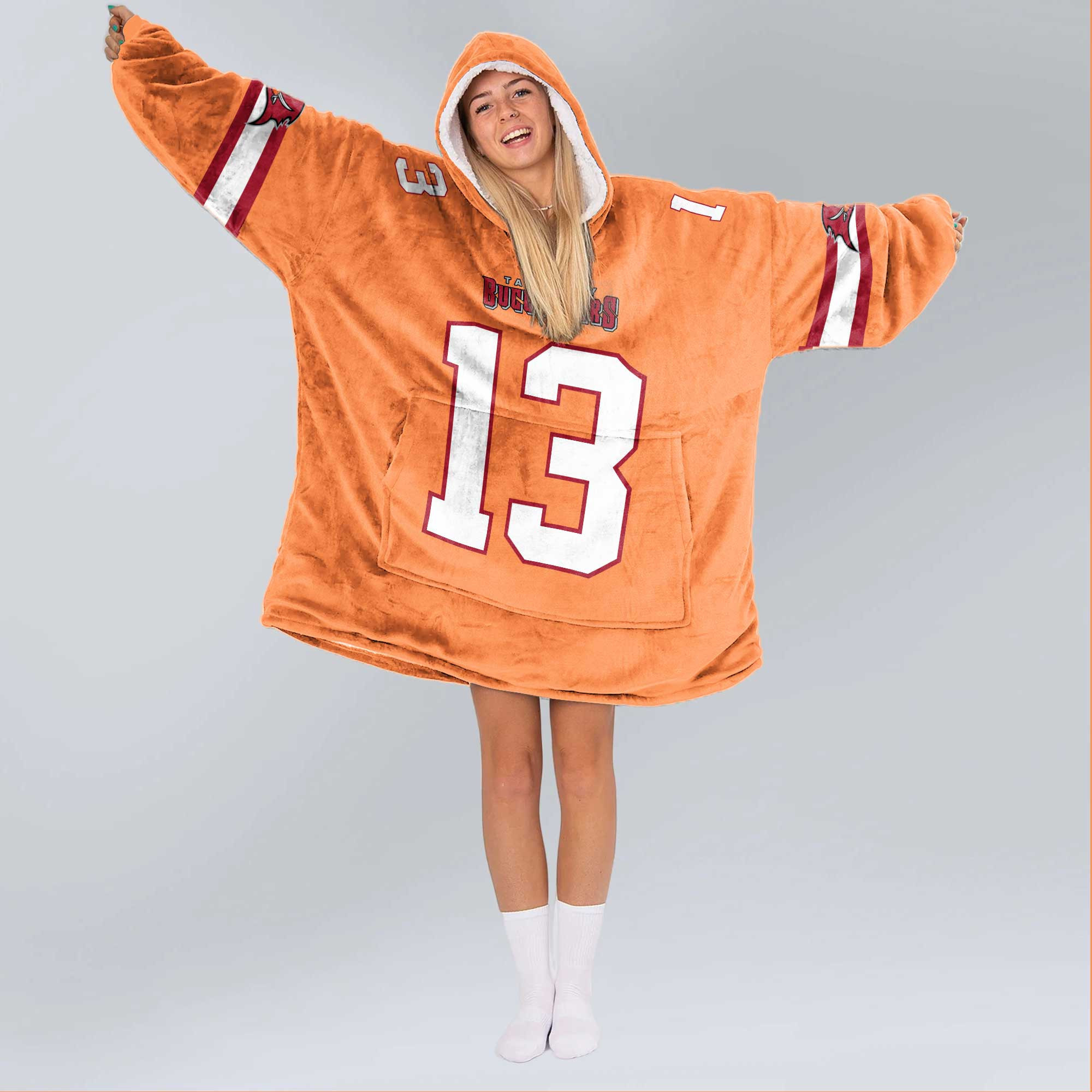 Adult M.E 13 Tampa Bay Football Unisex Blanket Hoodie