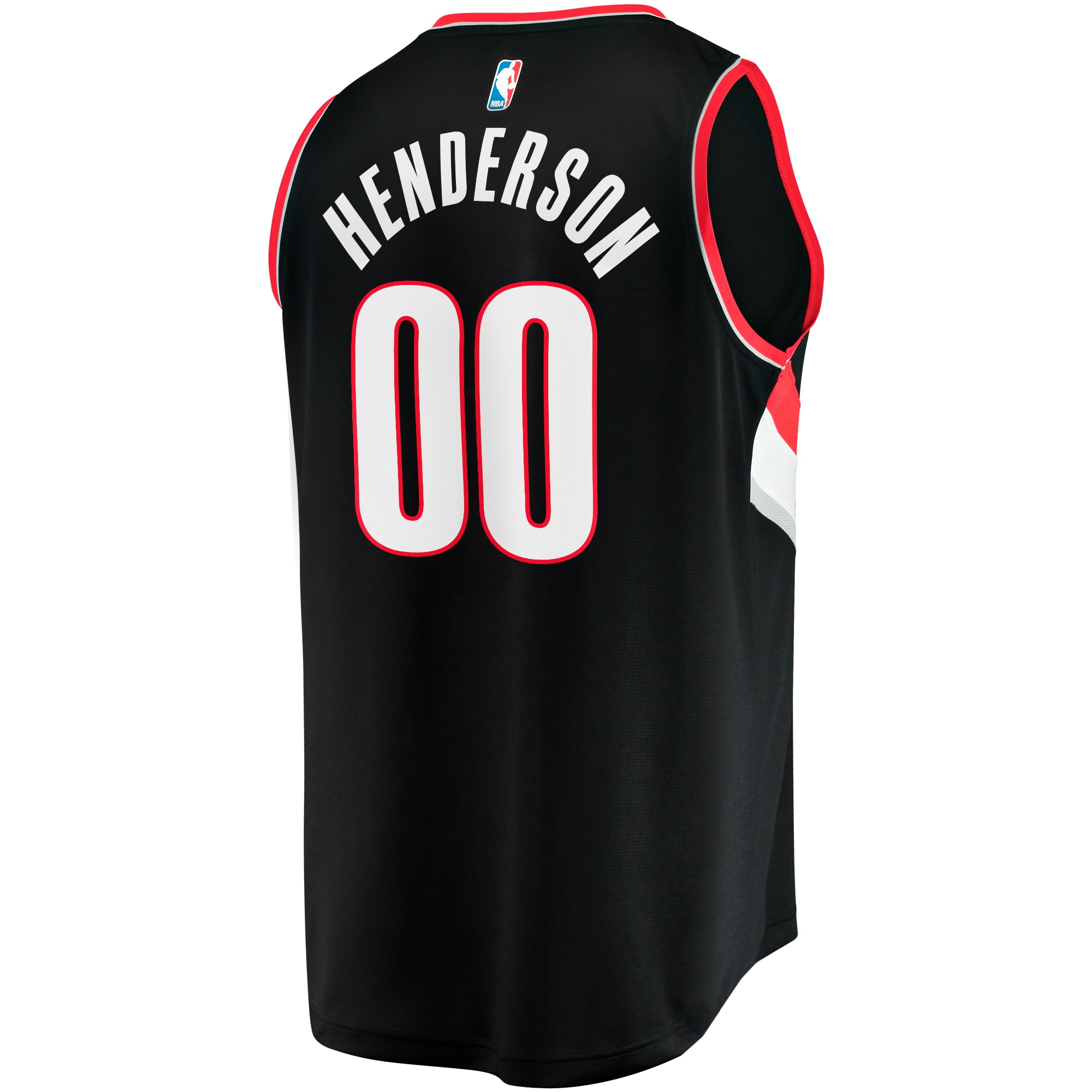 Scoot Henderson Portland Trail Blazers  2023 NBA Draft First Round Pick Fast Break Replica Jersey - Icon Edition - Black