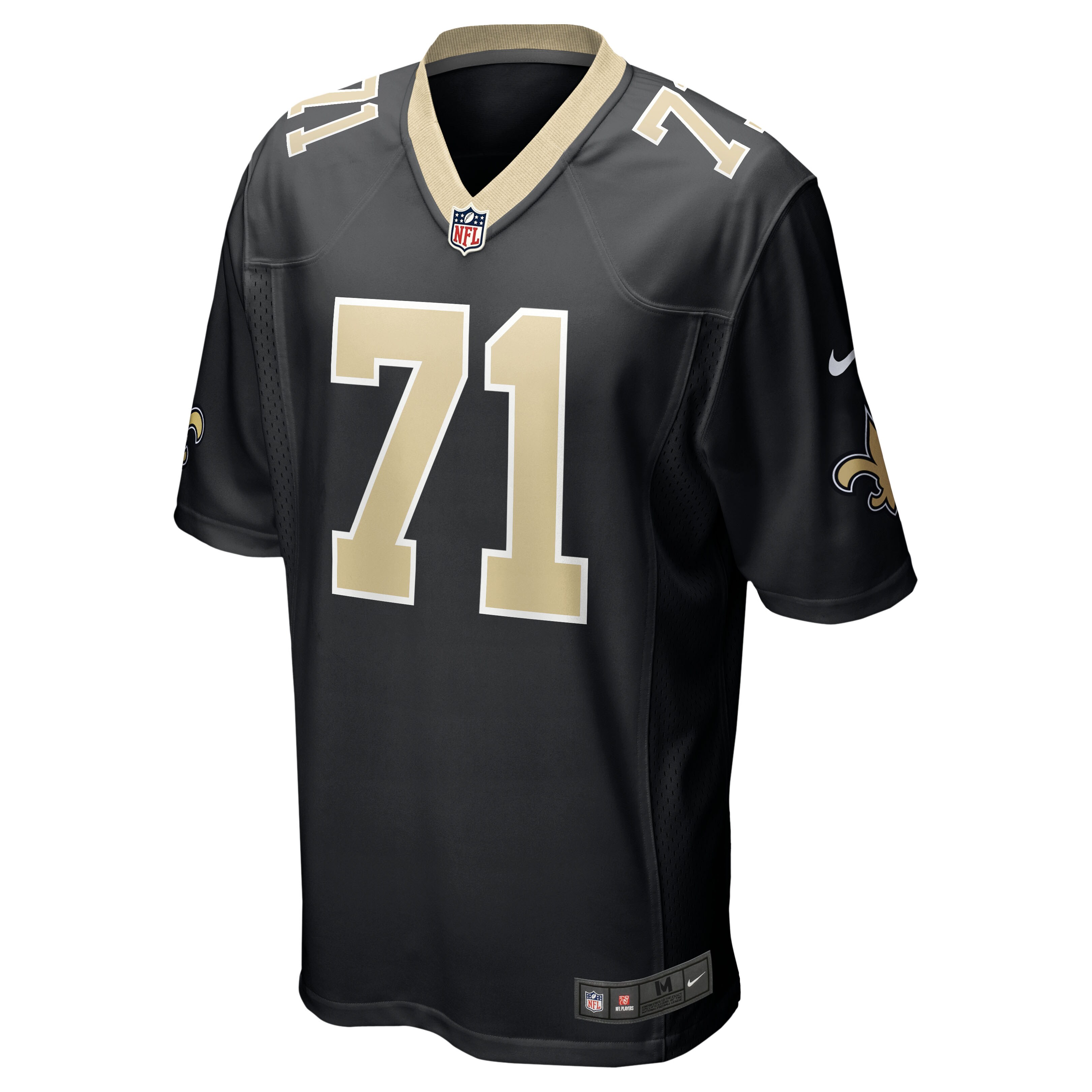 Ryan Ramczyk New Orleans Saints Game Jersey - Black