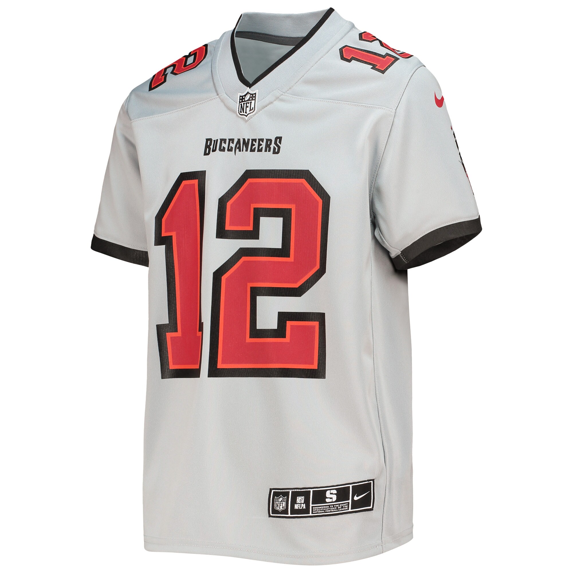 Tom Brady Tampa Bay Buccaneers Youth Inverted Team Game Jersey - Gray