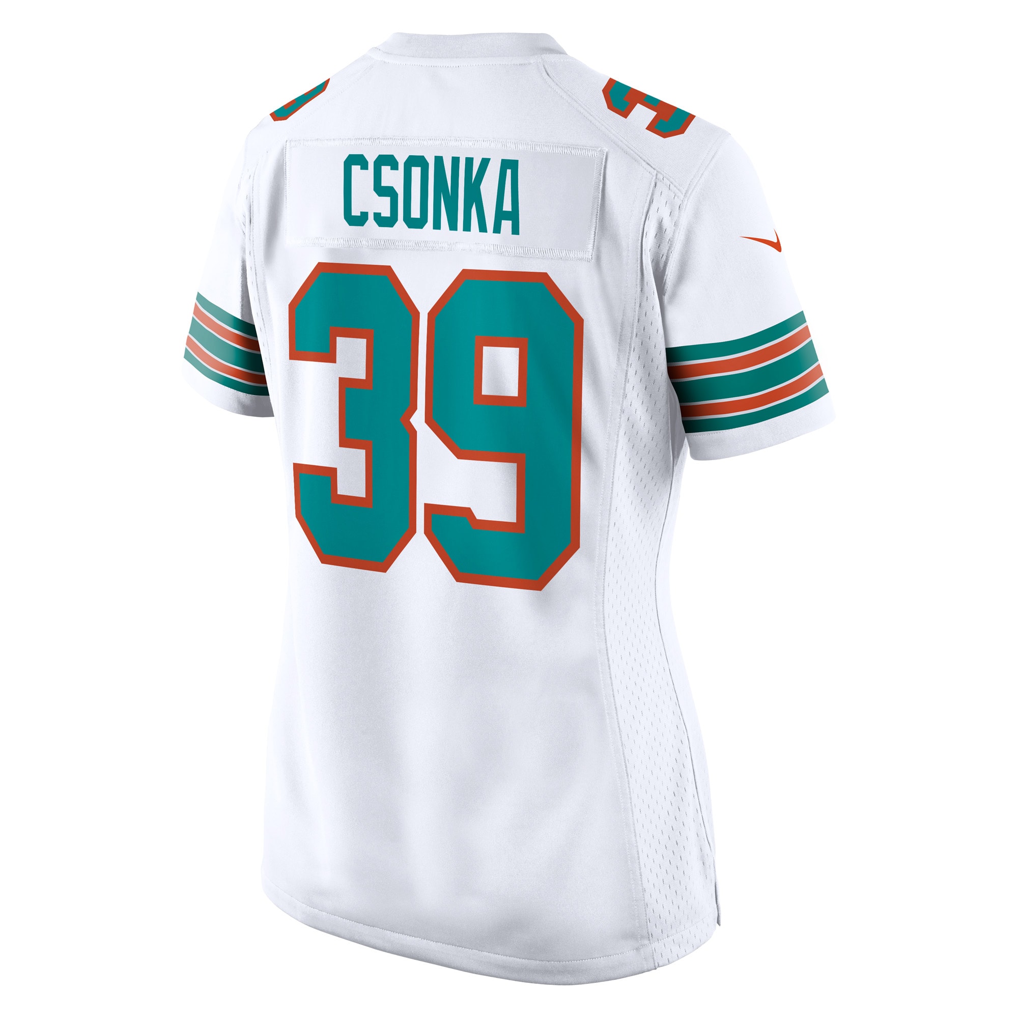 Larry Csonka Miami Dolphins Retired Player Jersey - Aqua