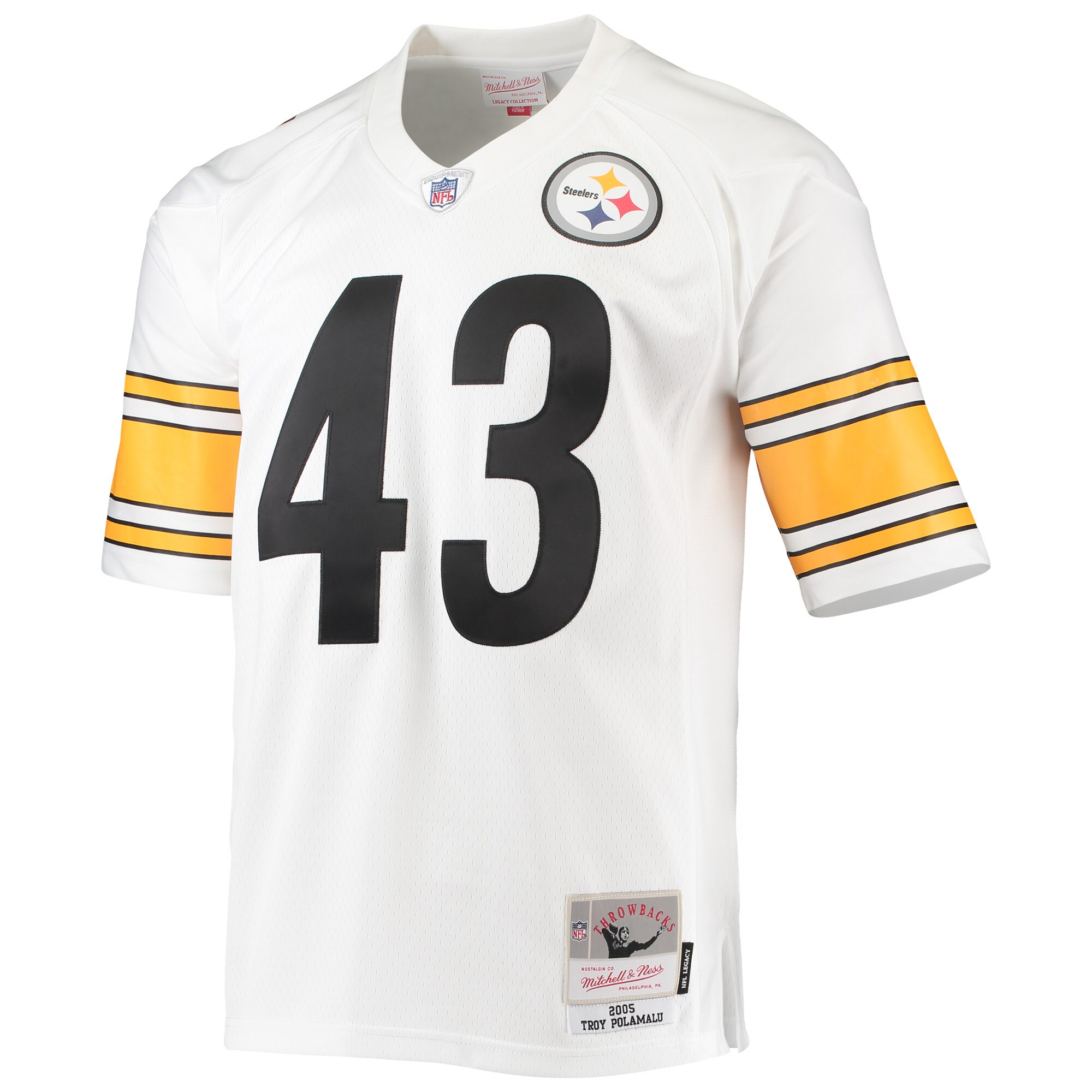 Troy Polamalu Pittsburgh Steelers  2005 Legacy Replica Jersey - White