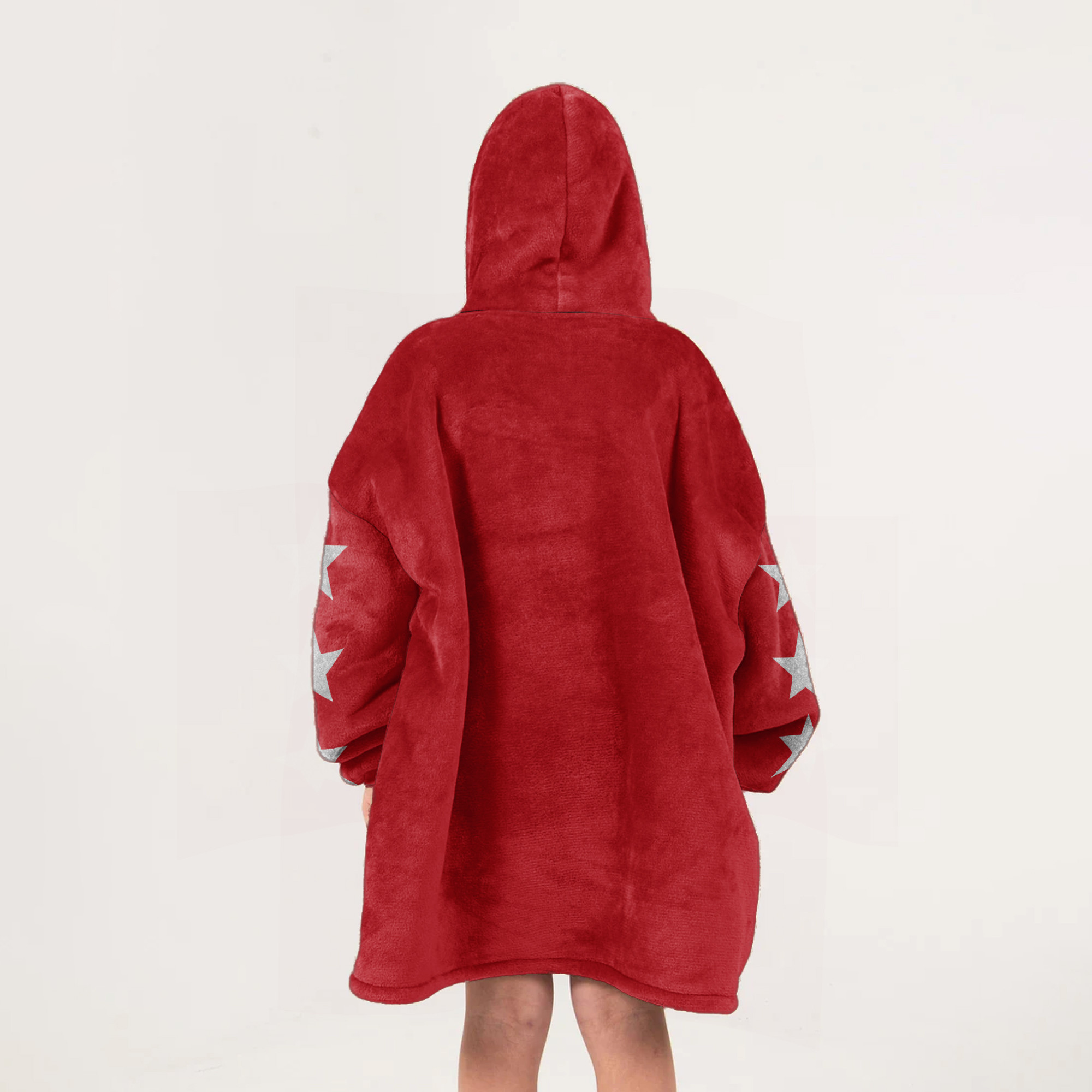 Adult Starry San Francisco 49ers Football Unisex Blanket Hoodie