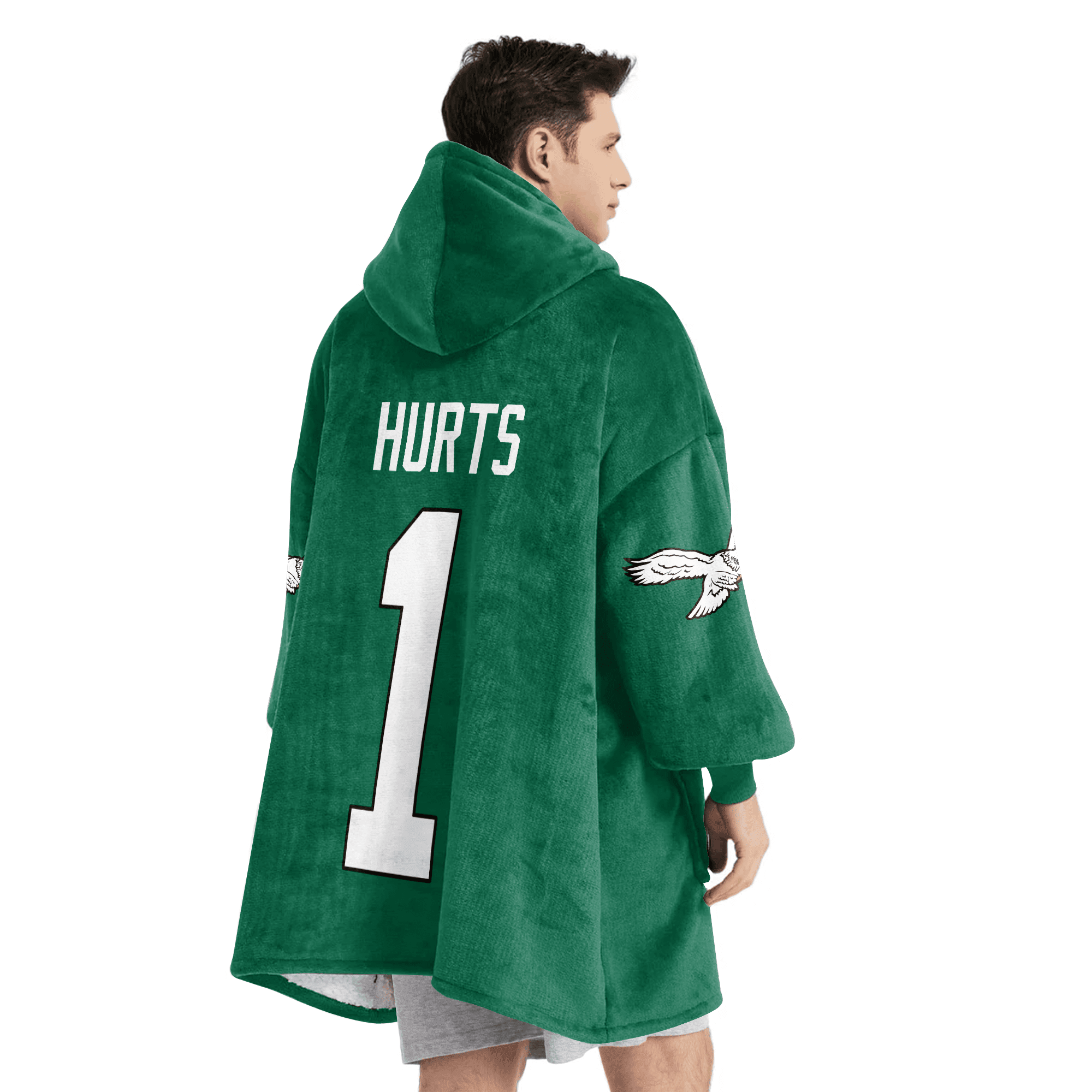 Adult Captain 1 Philadelphia Football Unisex Blanket Hoodie