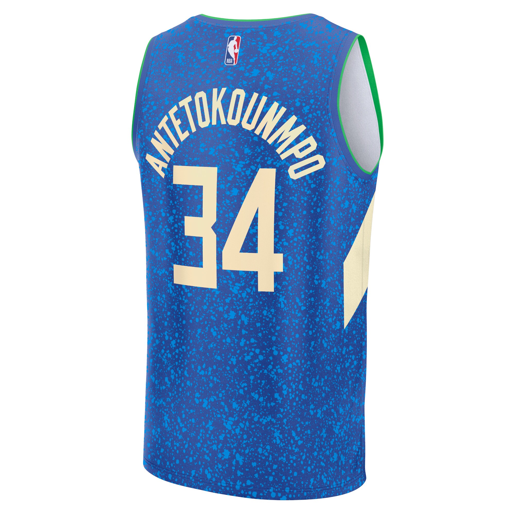 Youth Milwaukee Bucks Giannis Antetokounmpo  Royal 2023/24 Fast Break Jersey - City Edition