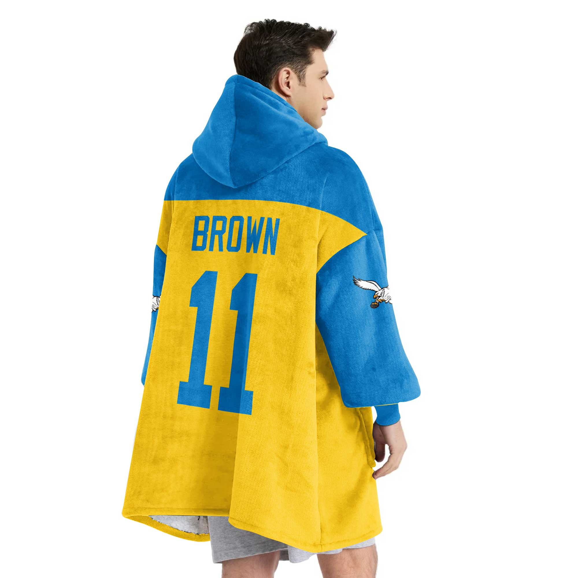 Adult Captain 11 Philadelphia Football Unisex Blanket Hoodie