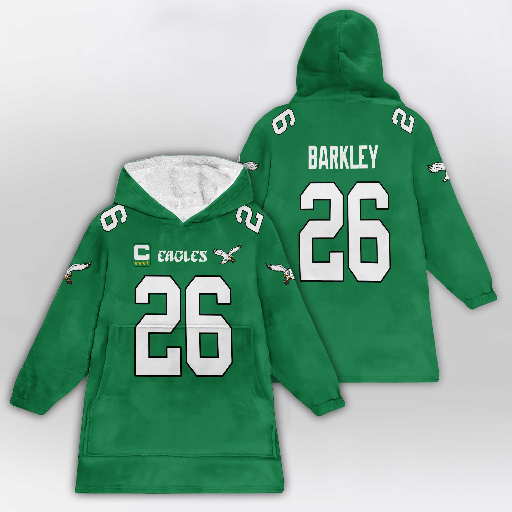 Kid 26 Philadelphia Football Unisex Blanket Hoodie