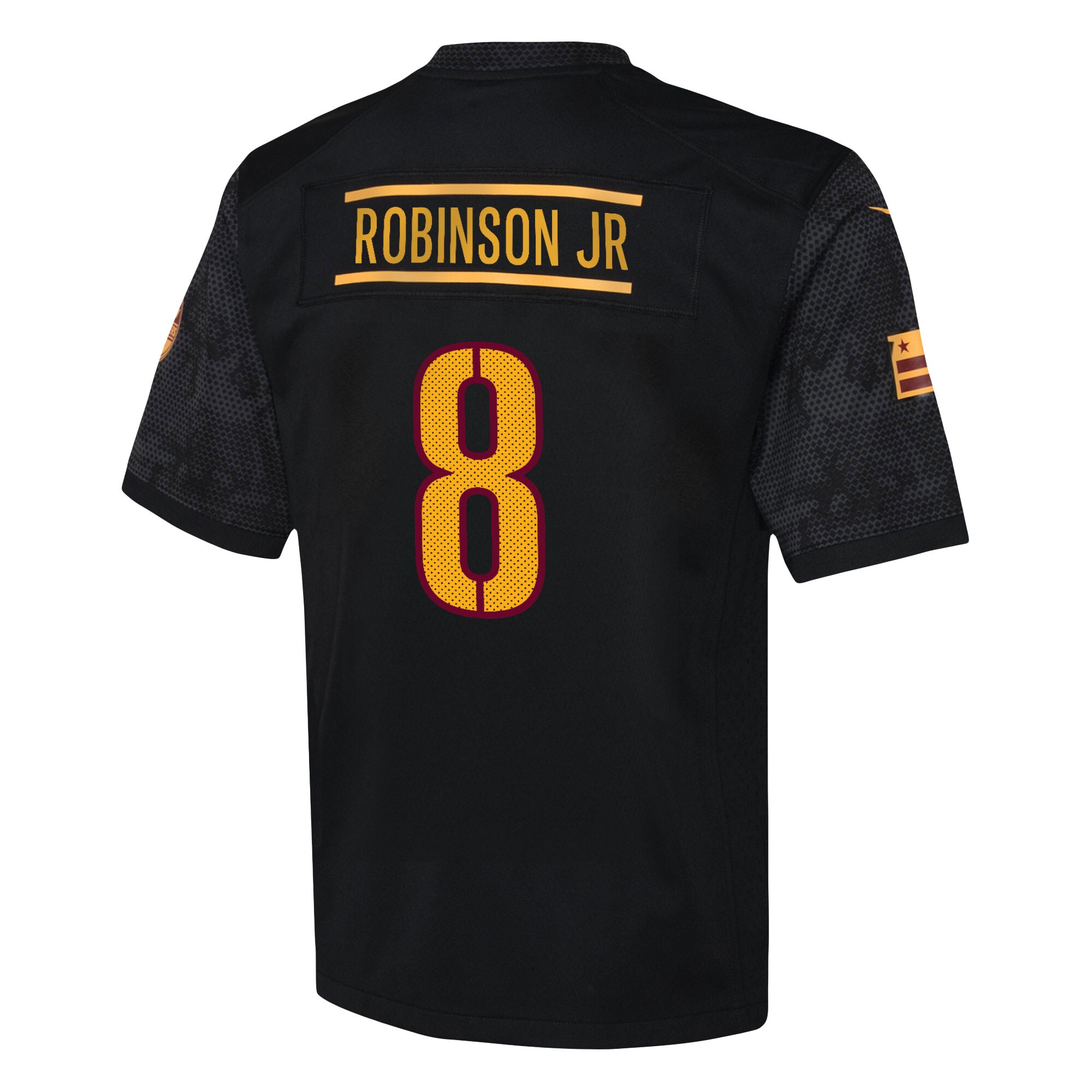 Brian Robinson Jr. Washington Commanders Youth Game Jersey - Black