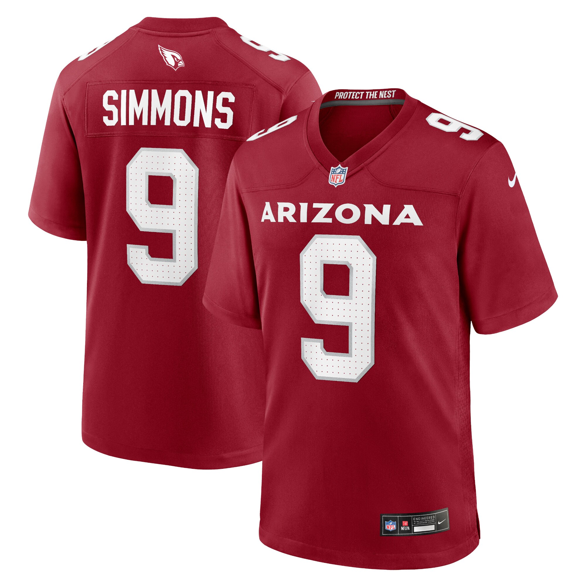 Isaiah Simmons Arizona Cardinals  Game Player Jersey - Cardinal