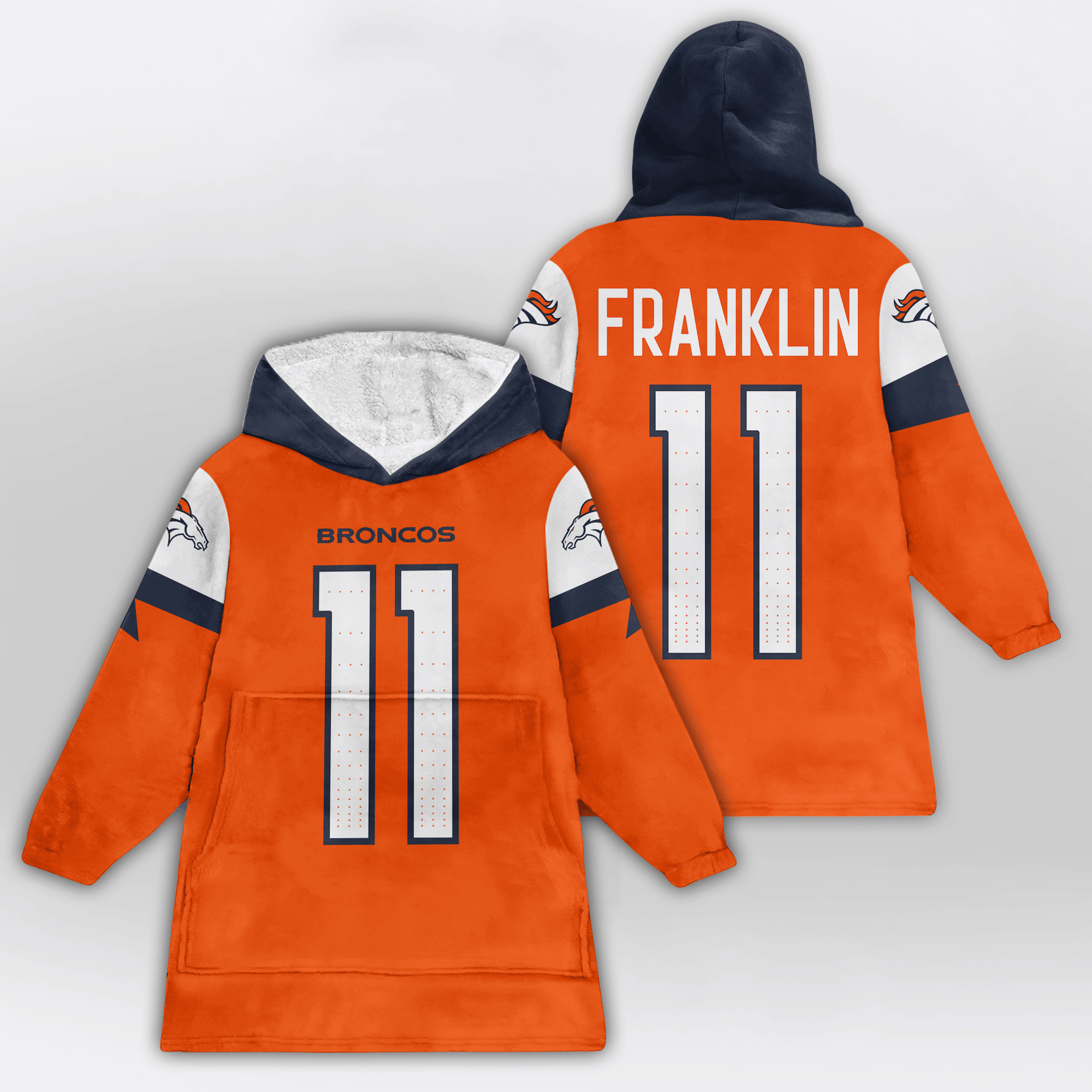 Kid T.F 11 Denver Football Unisex Blanket Hoodie
