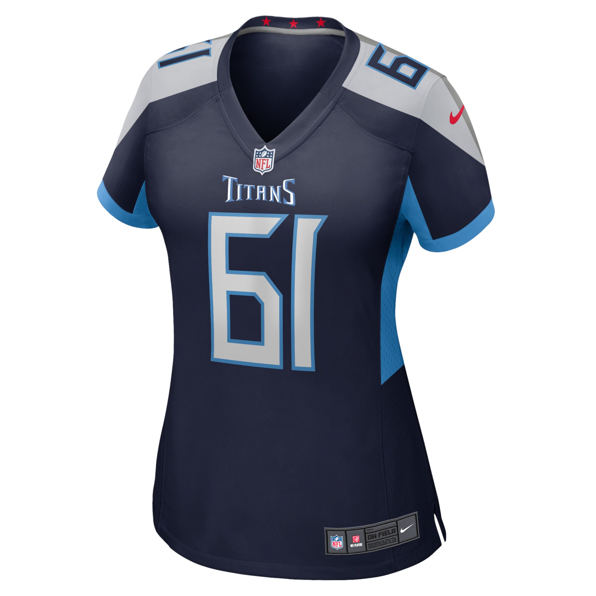 Le'Raven Clark Tennessee Titans  Women's Home Game Player Jersey - Navy