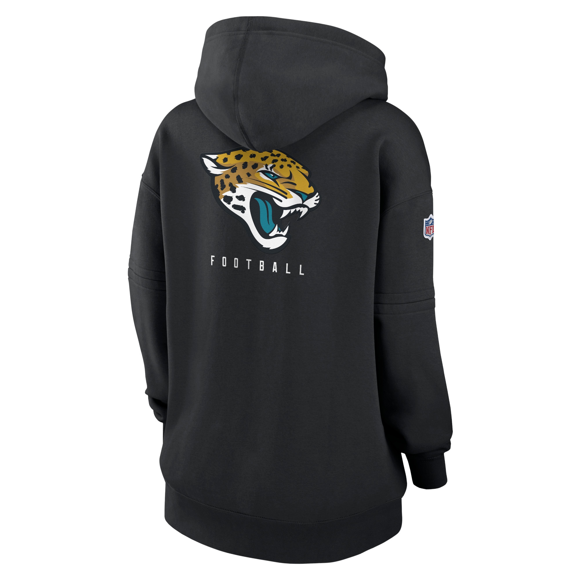 Jacksonville Jaguars  Women's 2023 Sideline Club Fleece Pullover Hoodie - Black