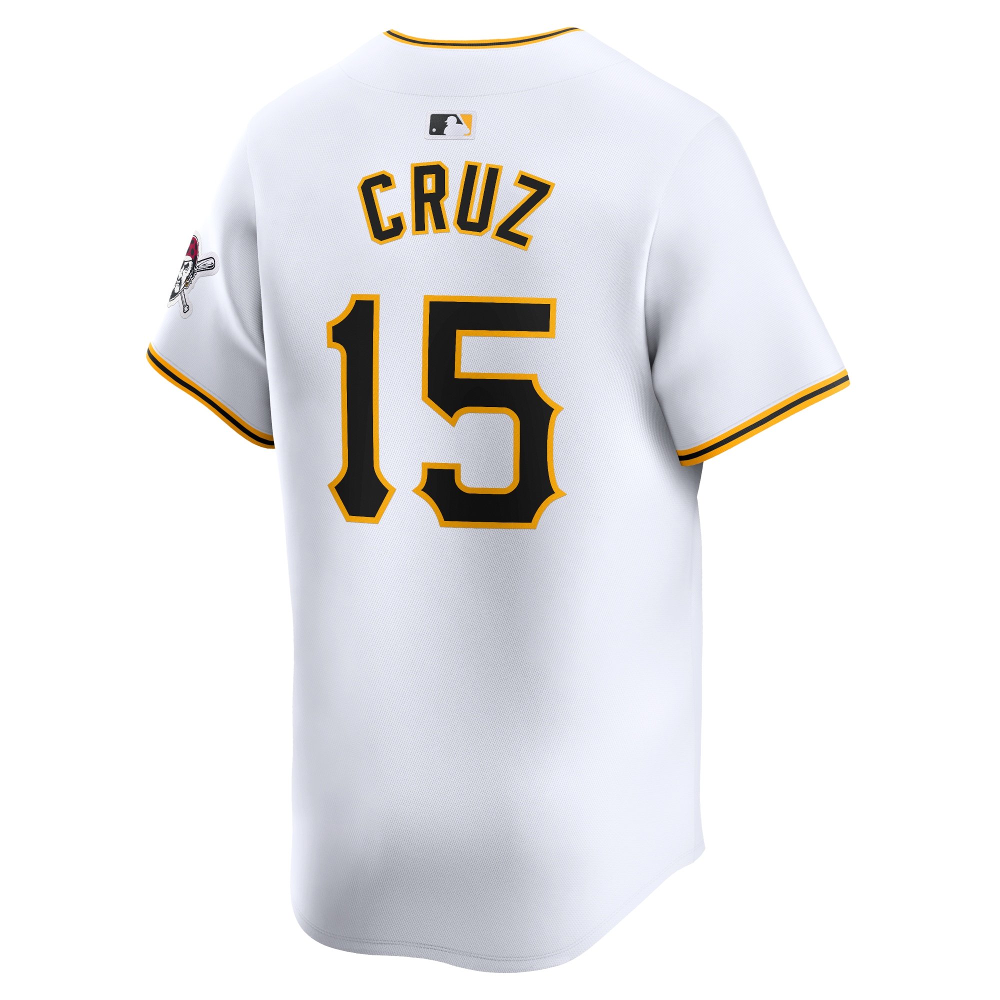 Men's Pittsburgh Pirates Oneil Cruz  White Home Limited Player Jersey