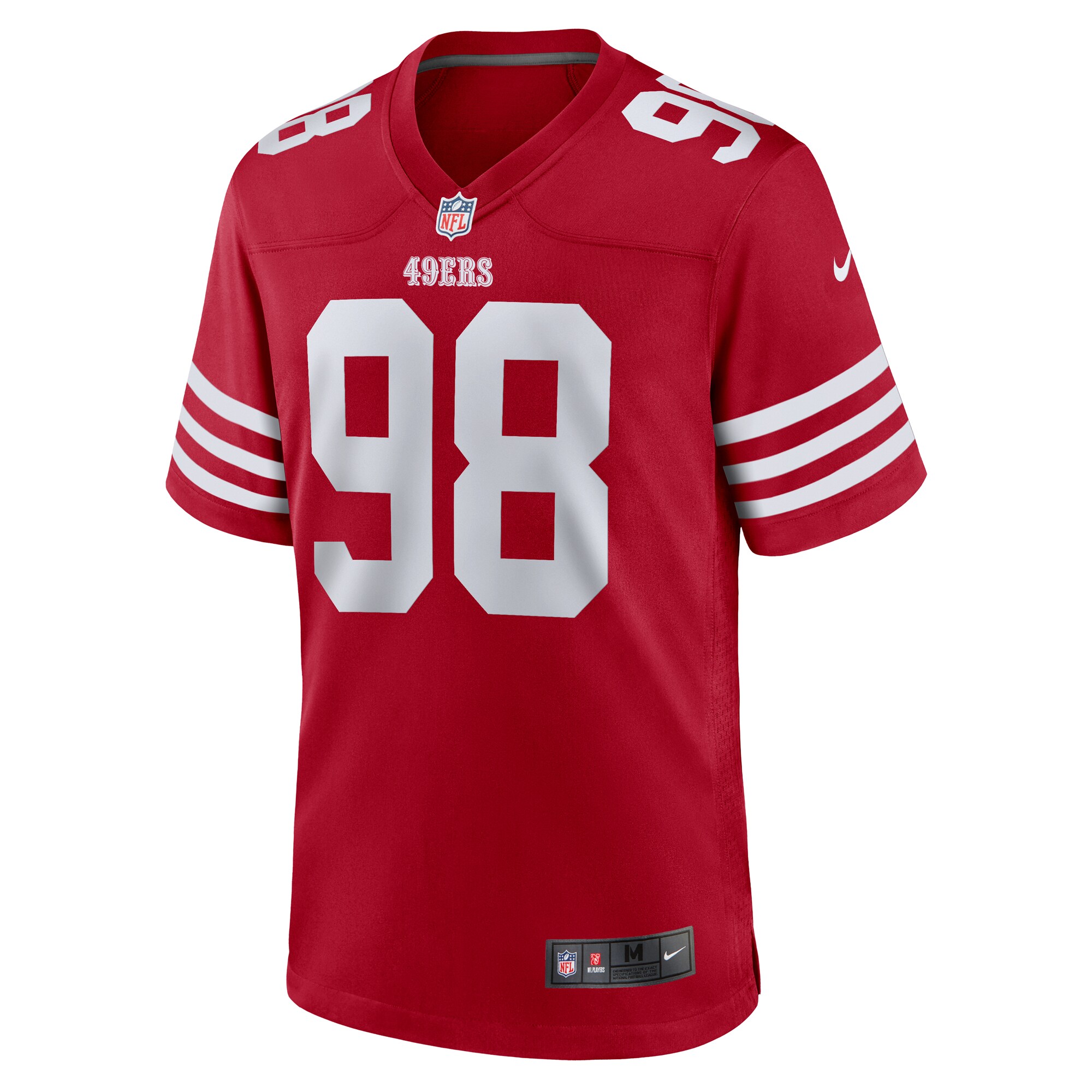 Javon Hargrave San Francisco 49ers Game Player Jersey - Scarlet