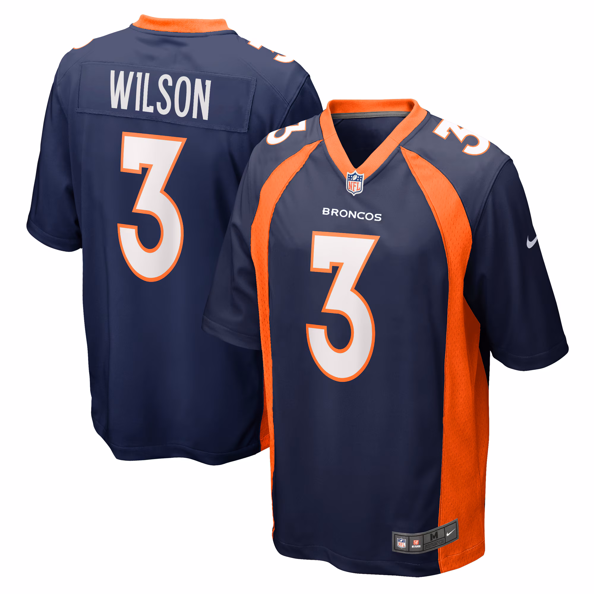Russell Wilson Denver Broncos Alternate Game Jersey - Navy