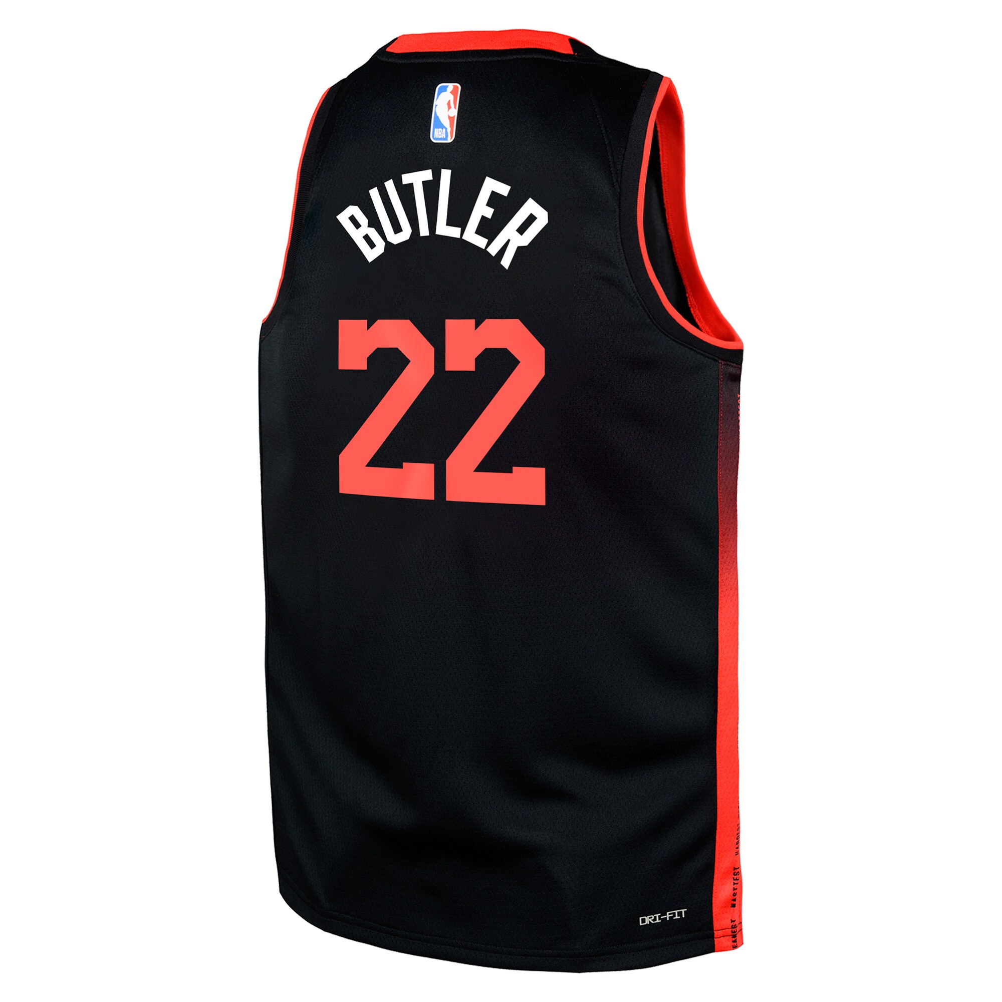 Youth Miami Heat Jimmy Butler  Black 2023/24 Swingman Replica Jersey - City Edition