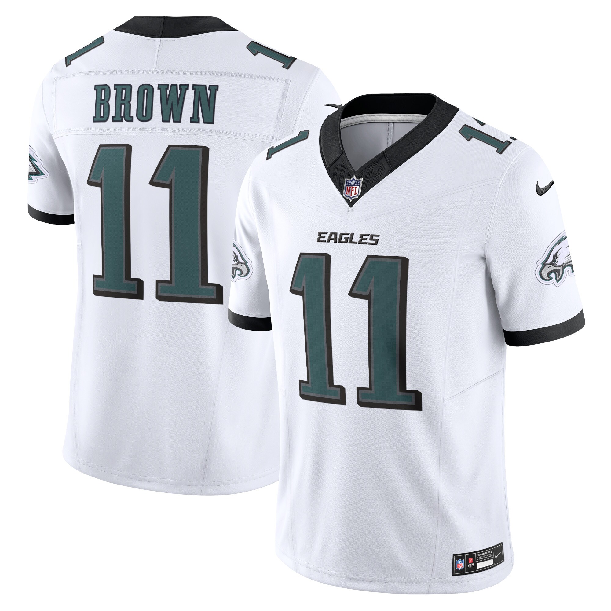 A.J. Brown Philadelphia Eagles #11 Vapor F.U.S.E. Limited Jersey - White