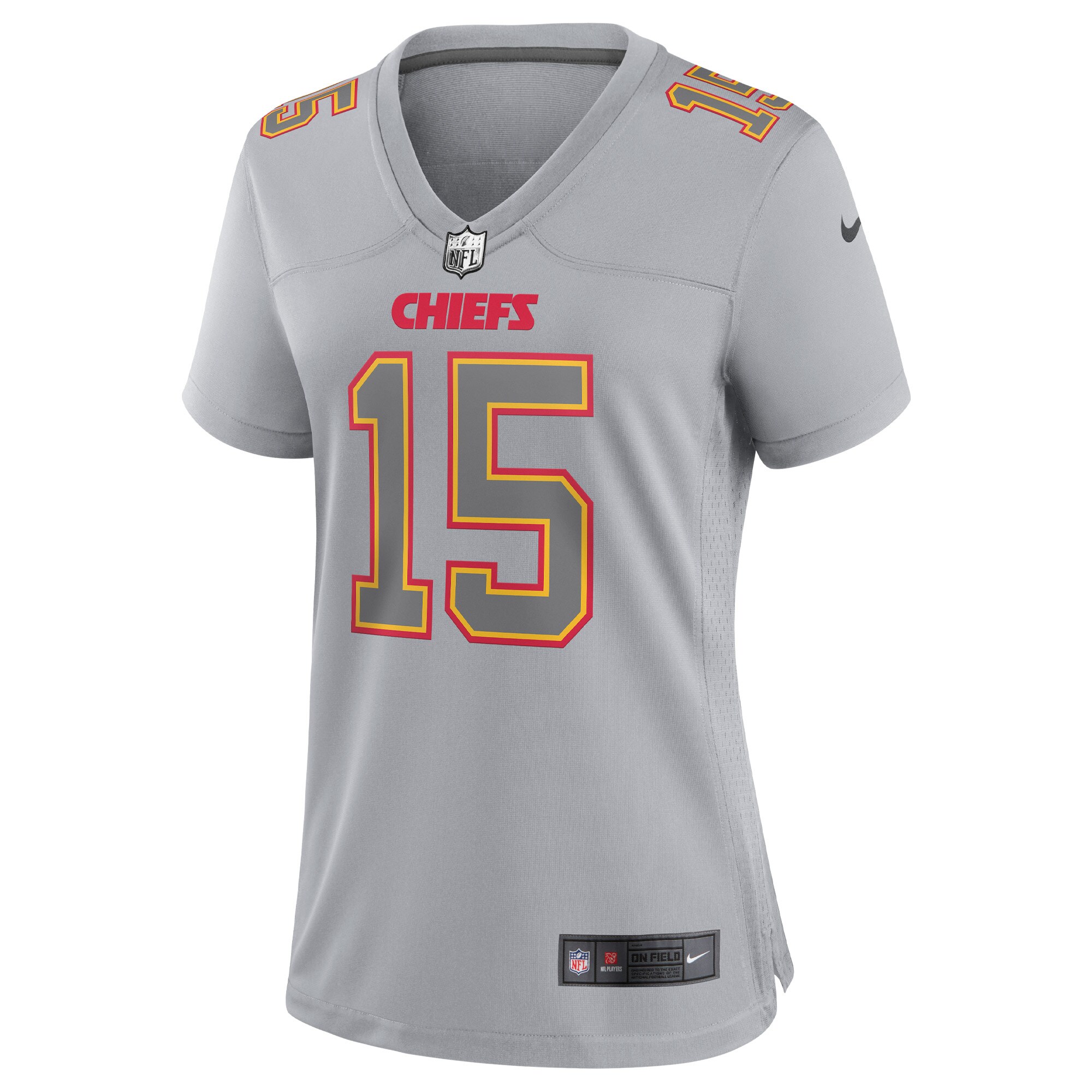 Patrick Mahomes Kansas City Chiefs  Women's Atmosphere Fashion Game Jersey - Gray