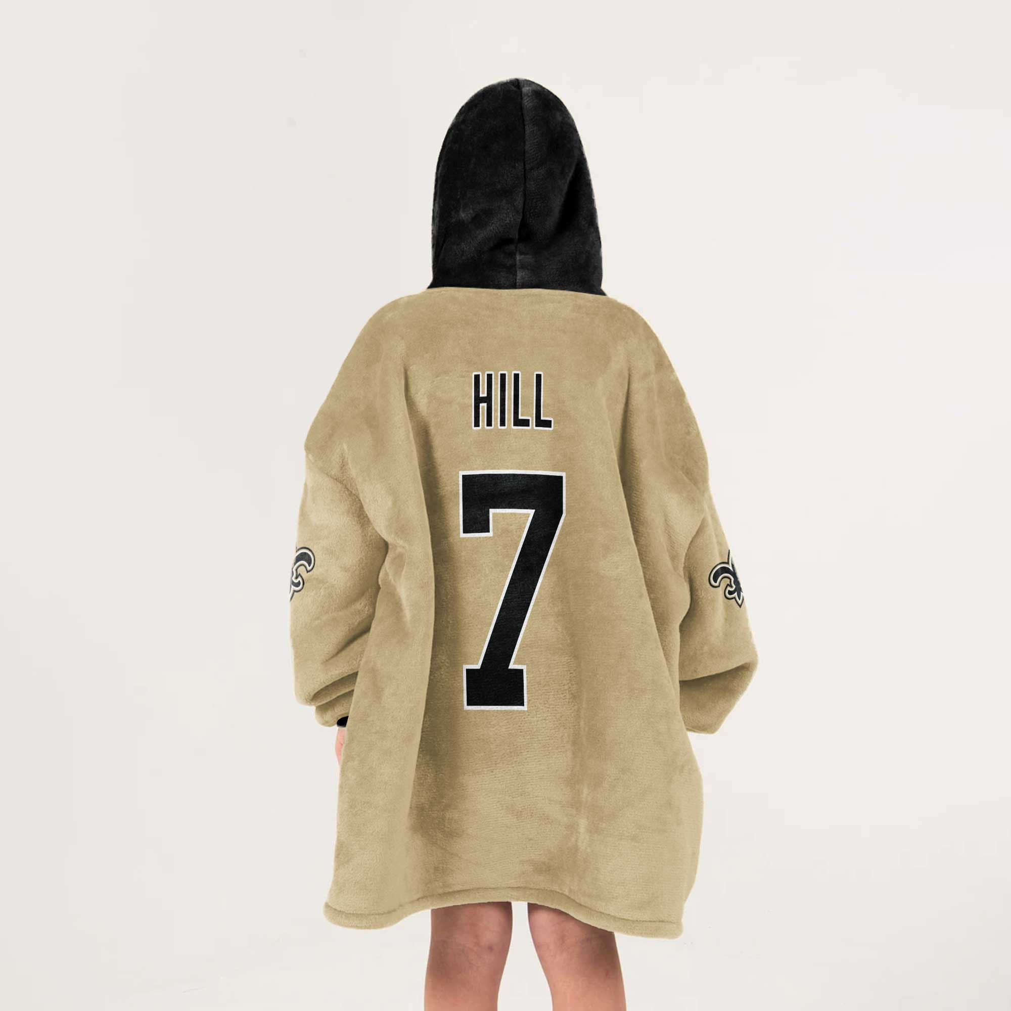 Kid T.H 7 New Orleans Football Unisex Blanket Hoodie