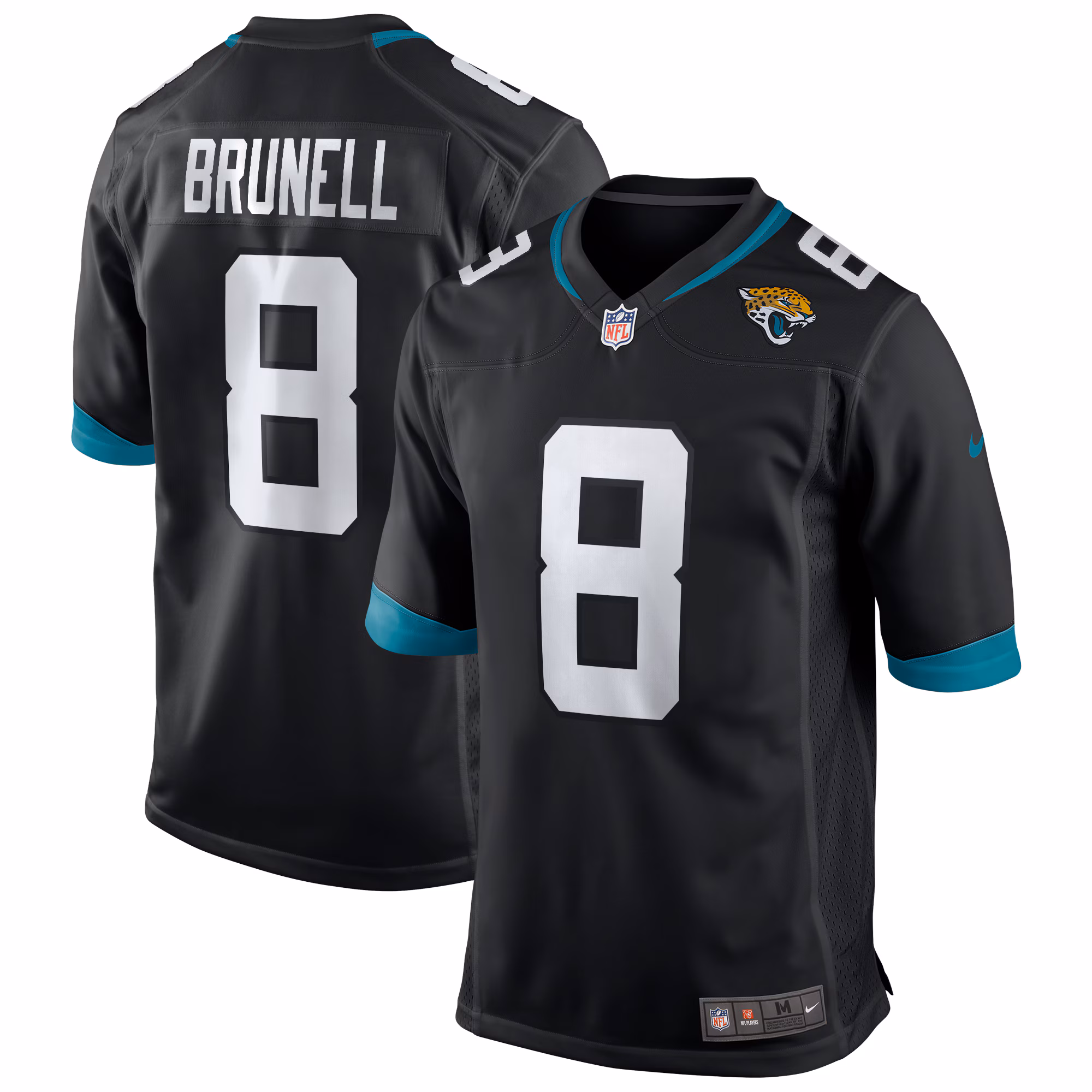 Mark Brunell Jacksonville Jaguars Game Retired Player Jersey - Black