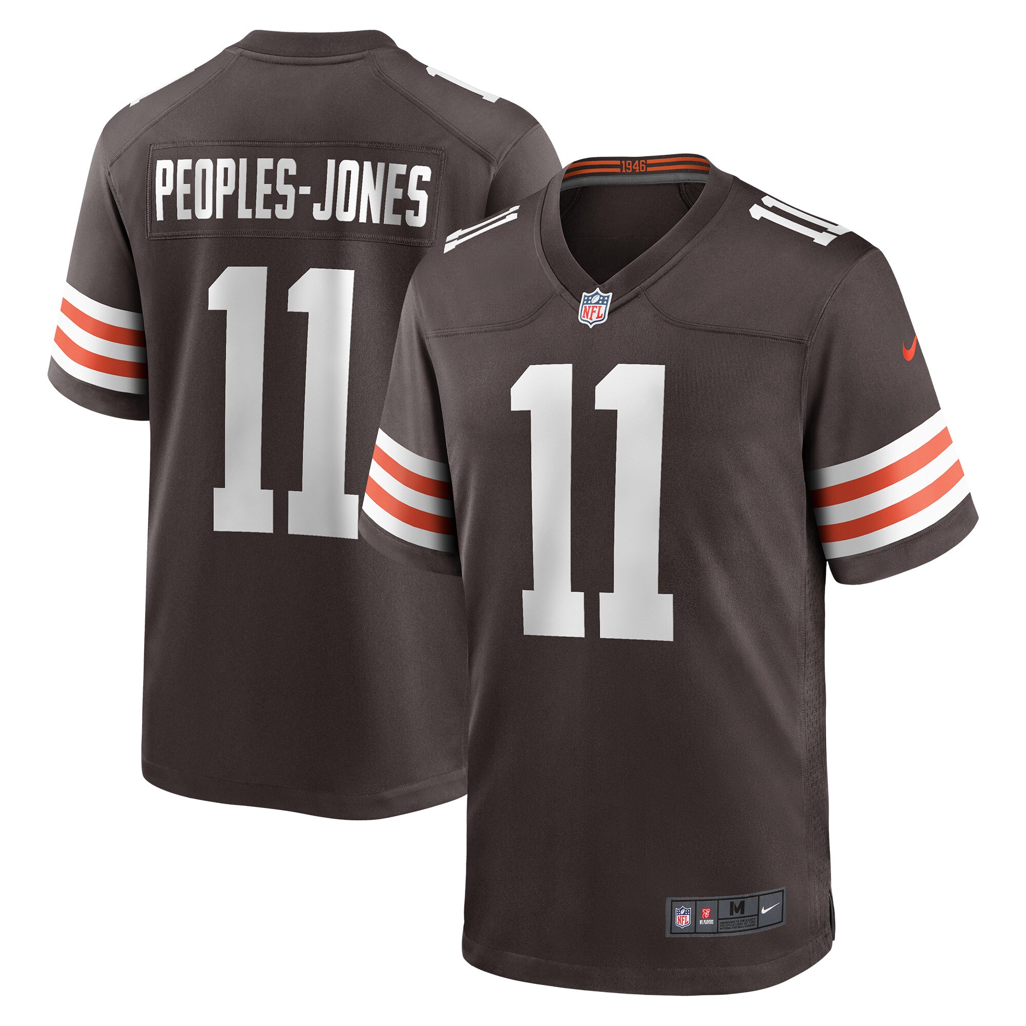 Donovan Peoples-Jones Cleveland Browns  Game Jersey - Brown