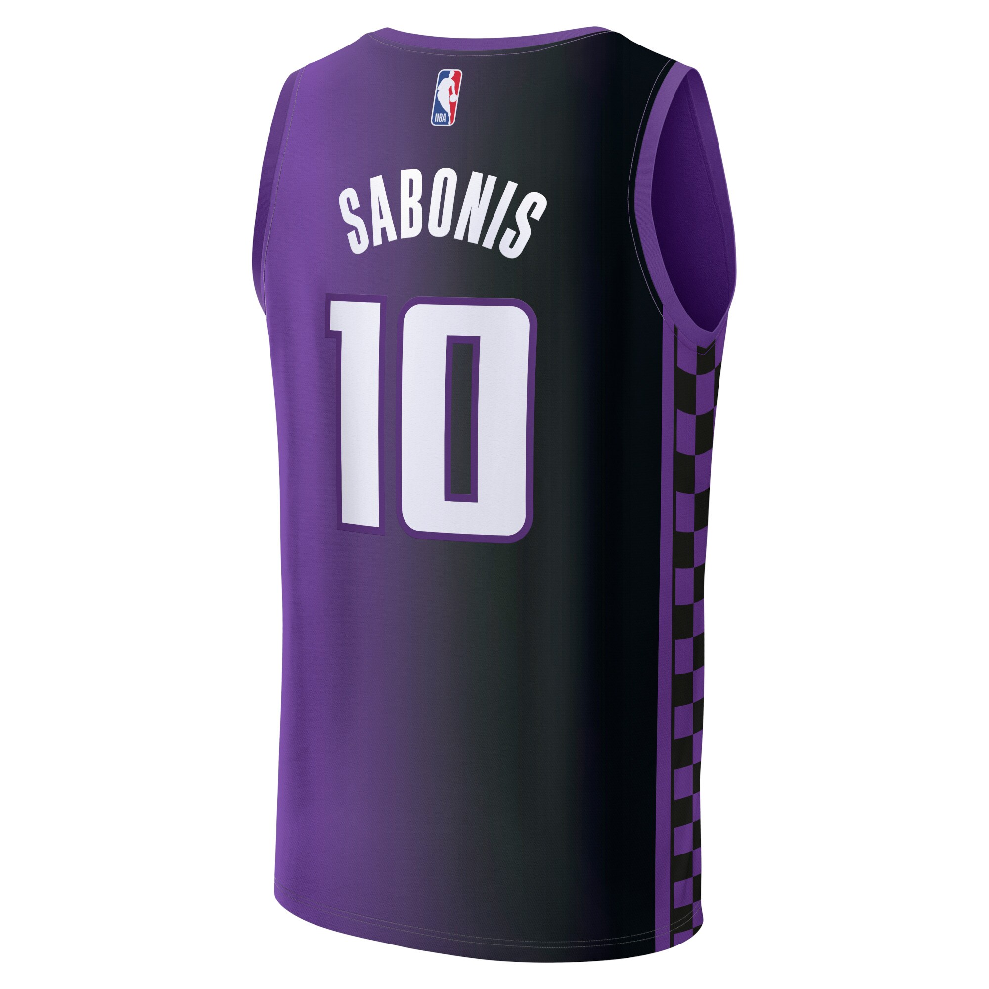 Men's Sacramento Kings Domantas Sabonis  Purple 2023/24 Fast Break Replica Jersey - Statement Edition