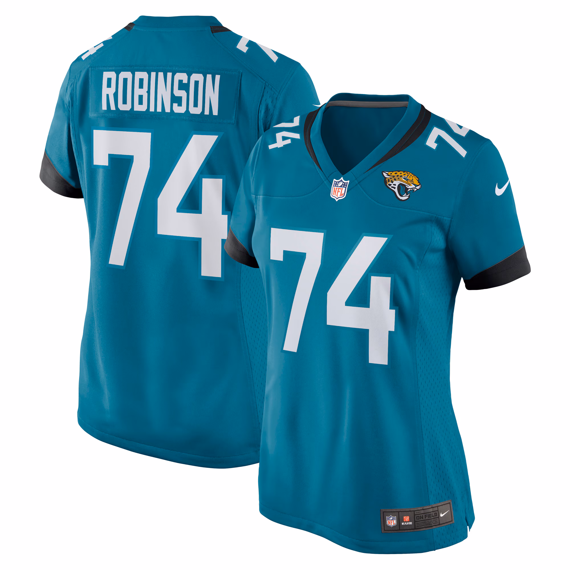 Cam Robinson Jacksonville Jaguars Women's Game Jersey - Teal