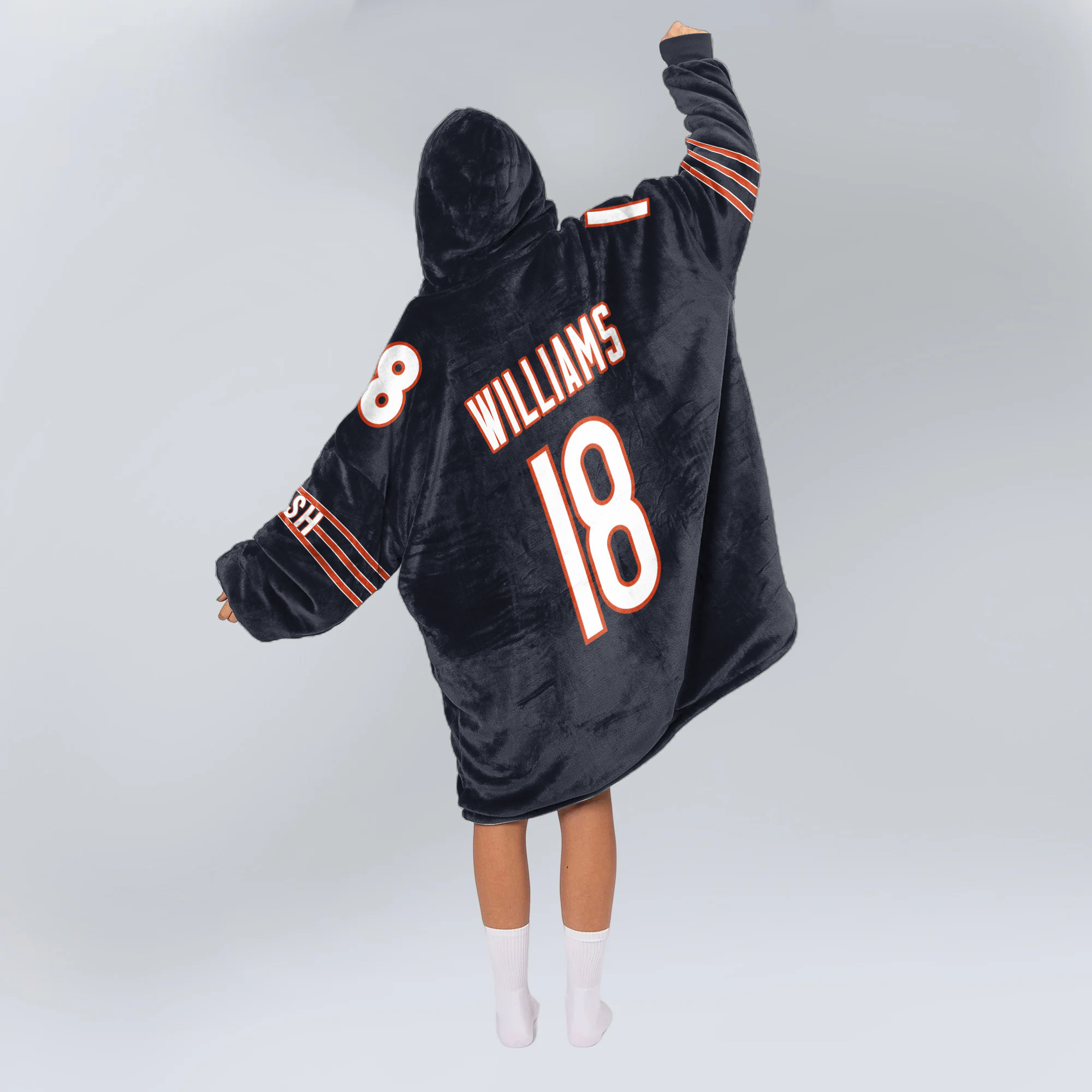 Adult CM 18 Chicago Football Unisex Blanket Hoodie