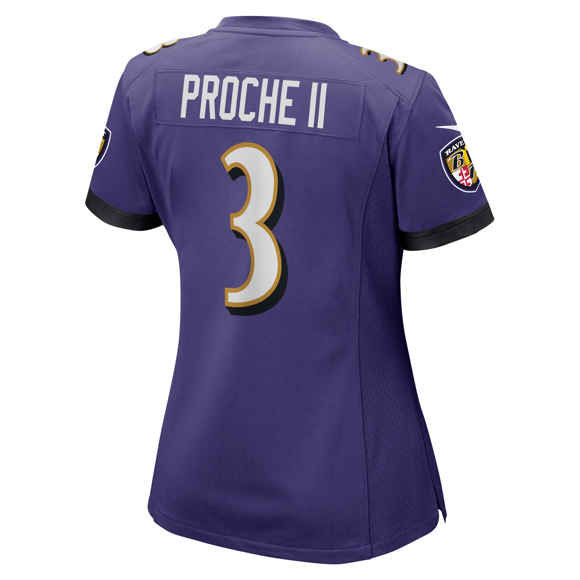 James Proche II Baltimore Ravens  Women's Team Game Player Jersey - Purple
