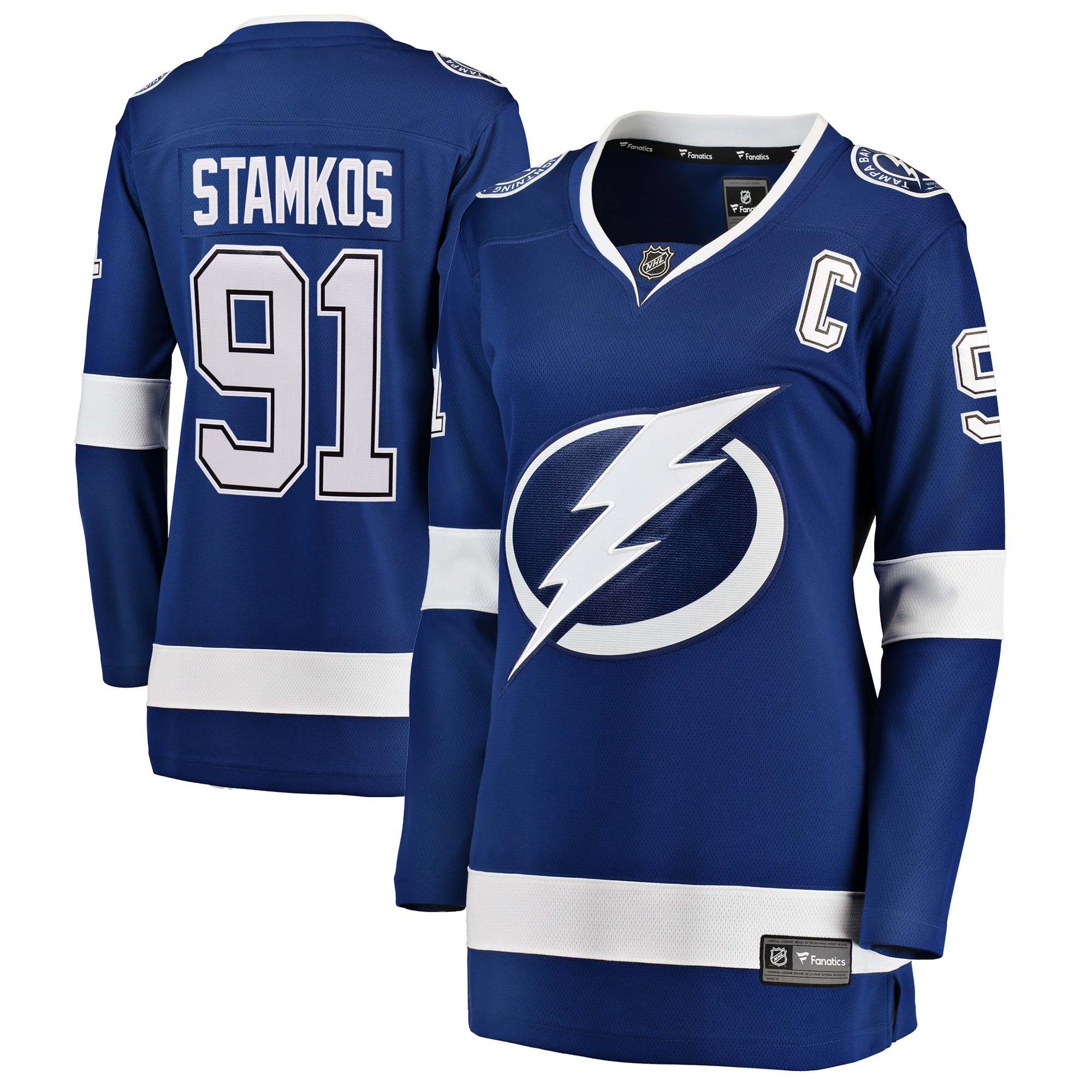 Steven Stamkos Tampa Bay Lightning Women's Home Breakaway Player Jersey - Blue