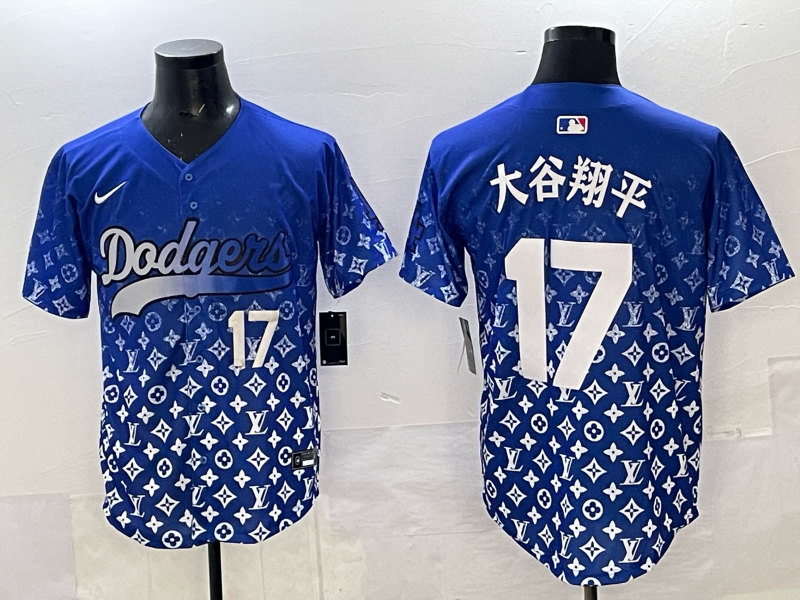 Men's #17 Shohei Ohtani Los Angeles Dodgers 2025 Custom Cool Jersey
