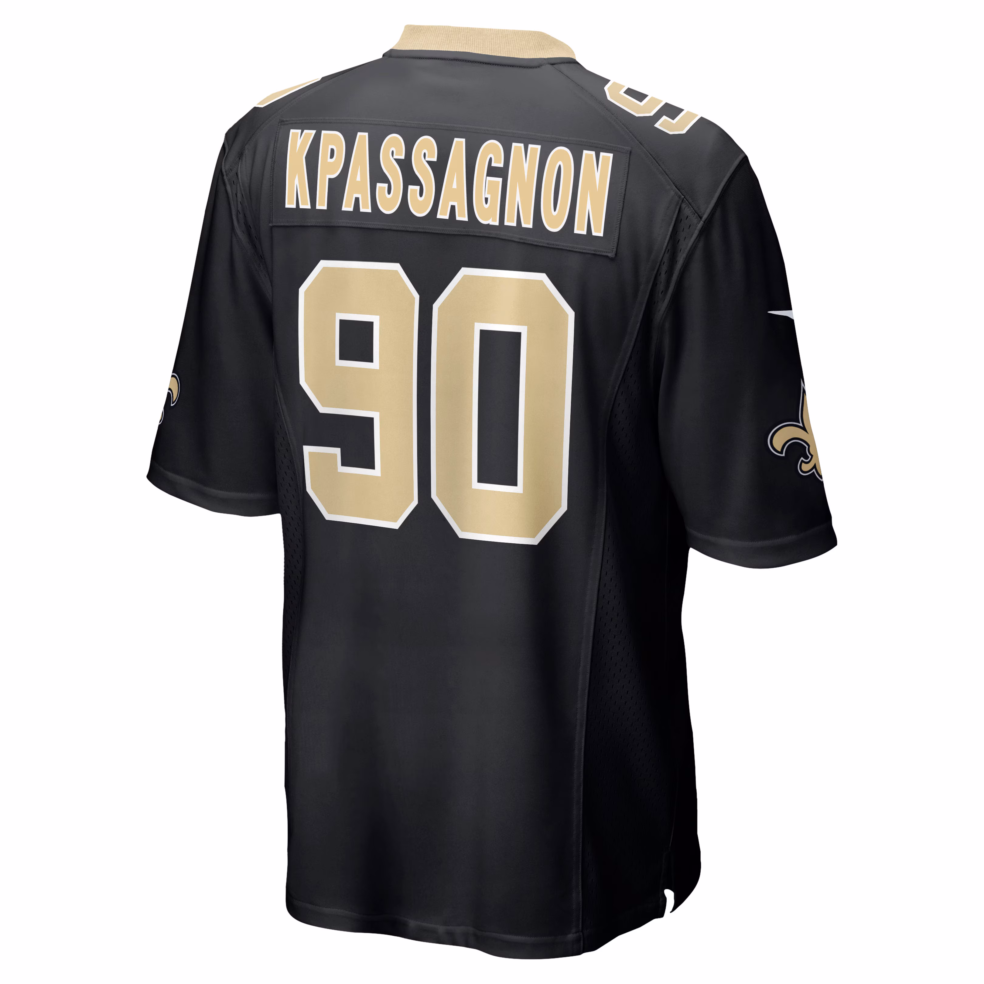 Tanoh Kpassagnon New Orleans Saints Game Jersey - Black