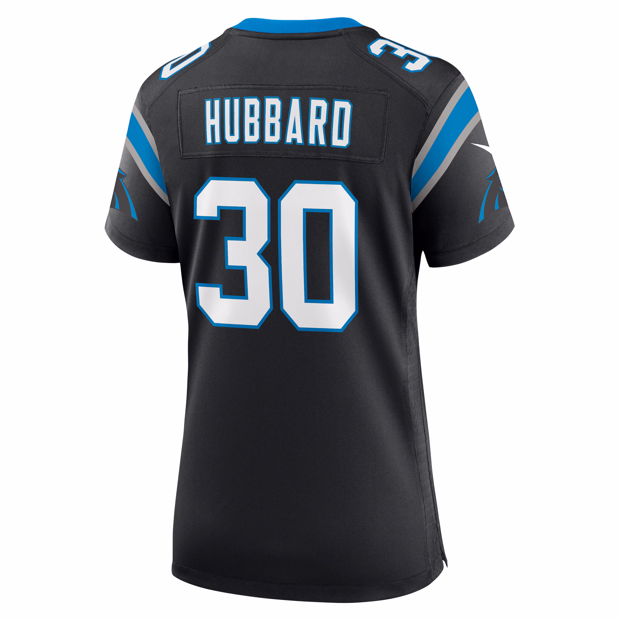 Chuba Hubbard Carolina Panthers Women's Team Game Jersey - Black