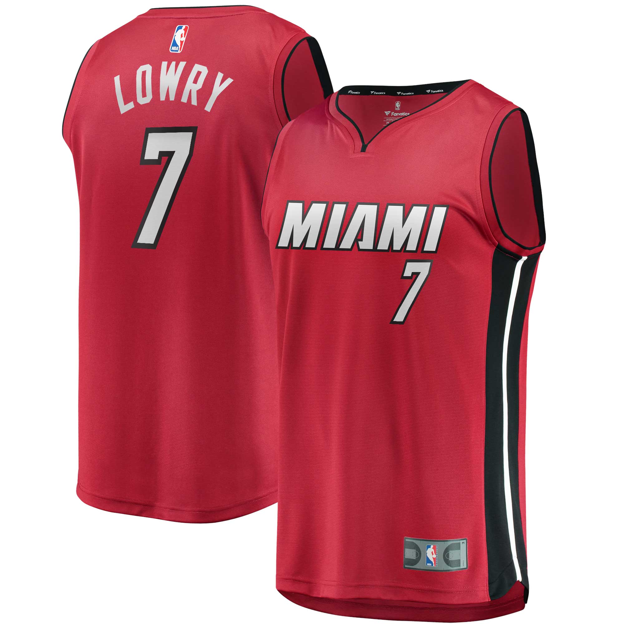Kyle Lowry Miami Heat  Fast Break Replica Player Jersey - Statement Edition - Red