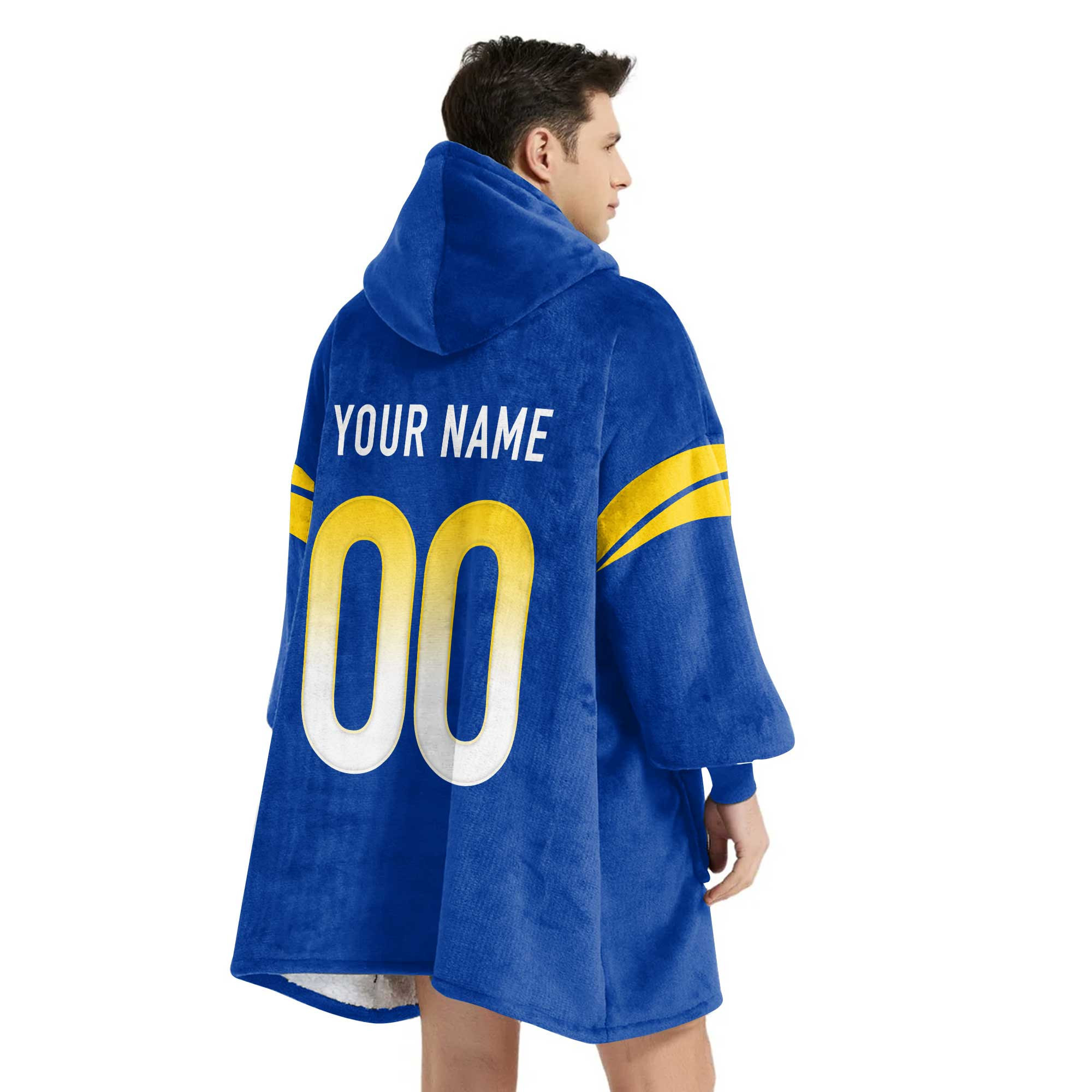 Adult Custom Blanket Hoodie Los Angeles Inspired Color