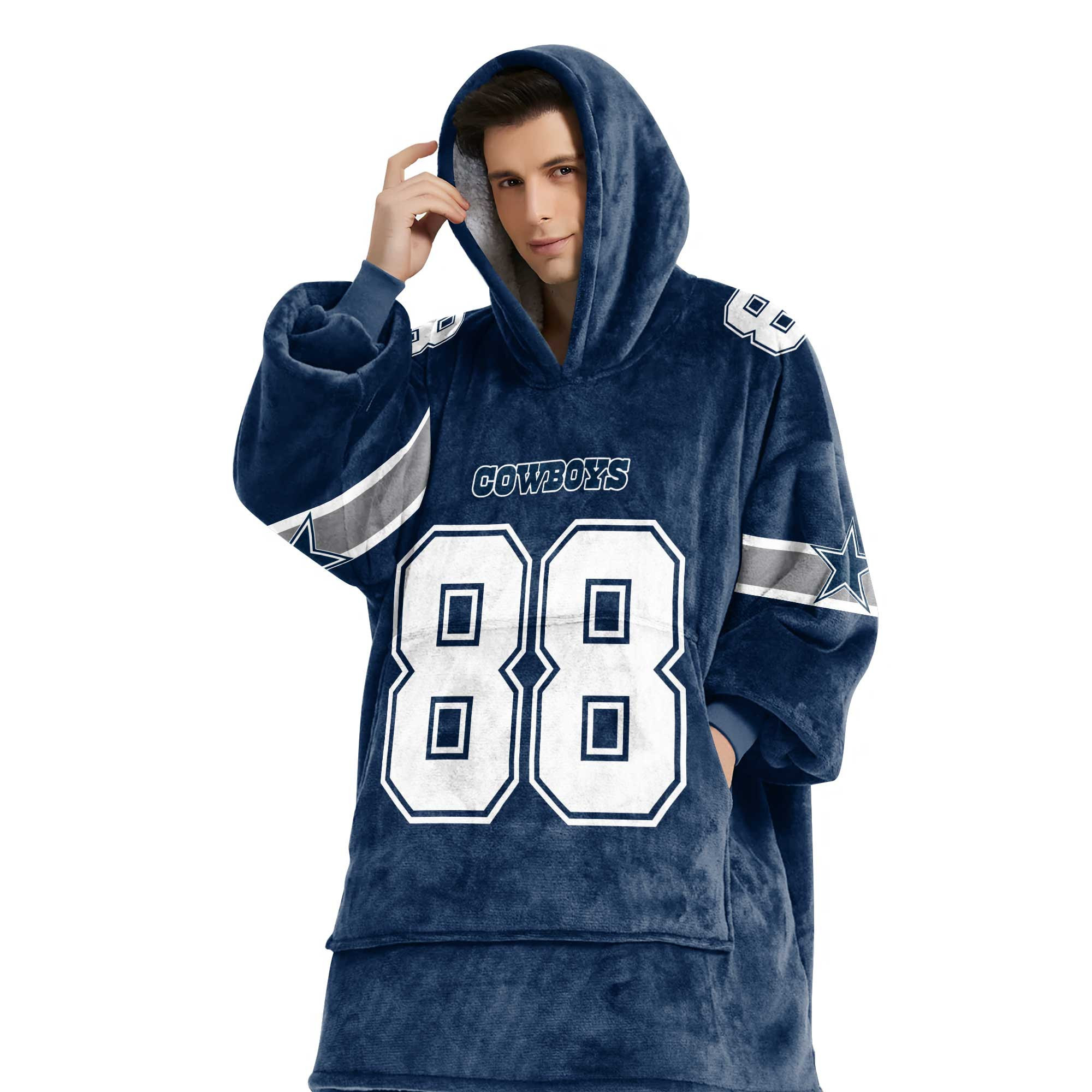 Adult C.D.L 88 Dallas Football Unisex Blanket Hoodie