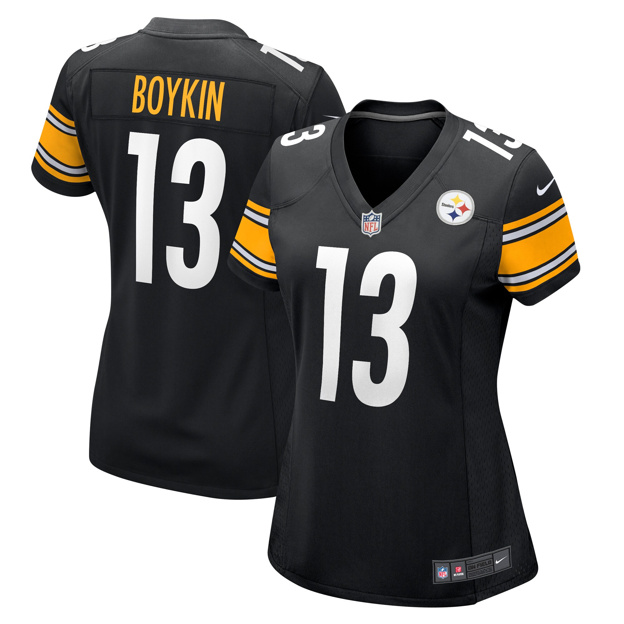 Miles Boykin Pittsburgh Steelers  Women's Game Player Jersey - Black