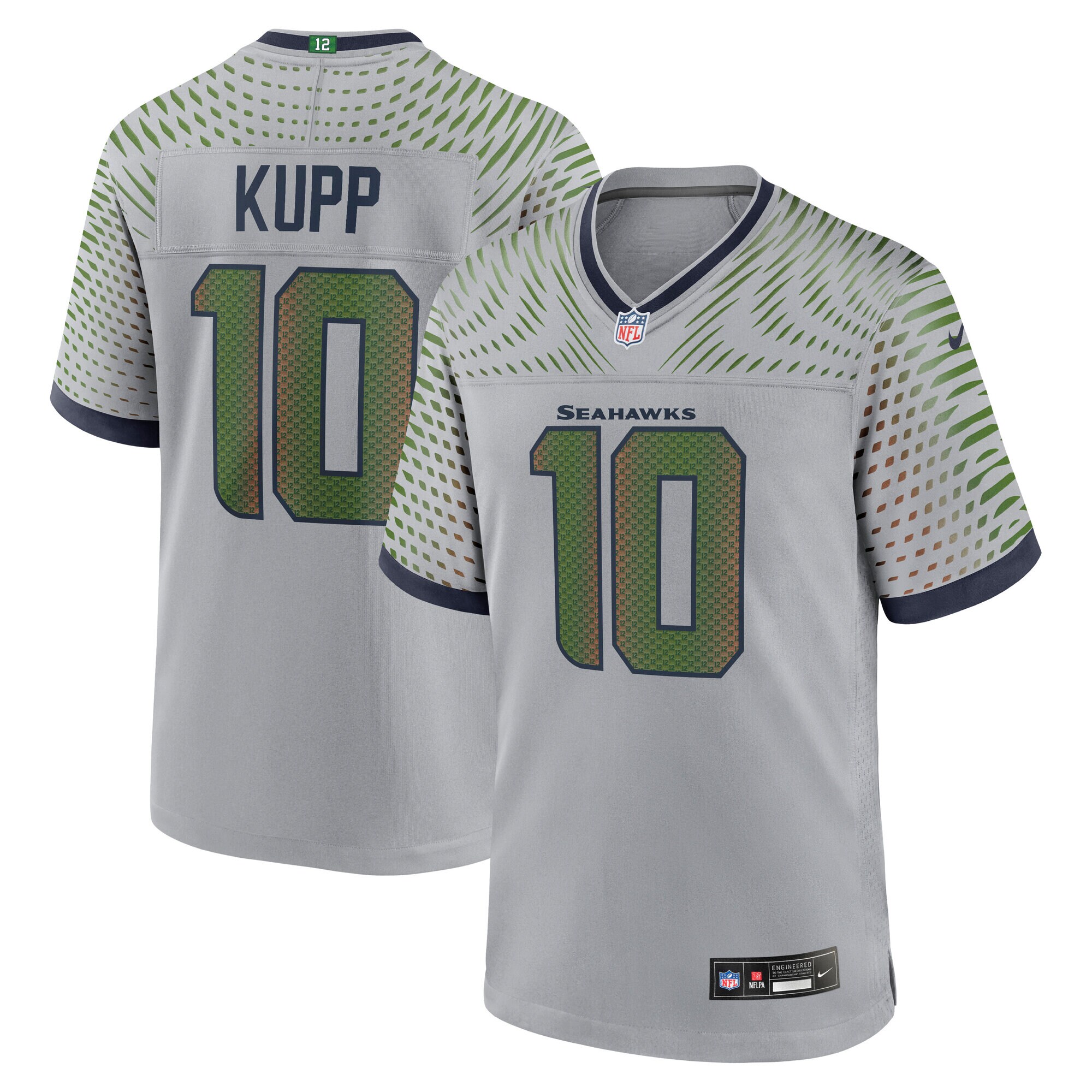 Cooper Kupp #10 Seattle Seahawks 2025 Rivalries Collection Game Jersey - Wolf Gray