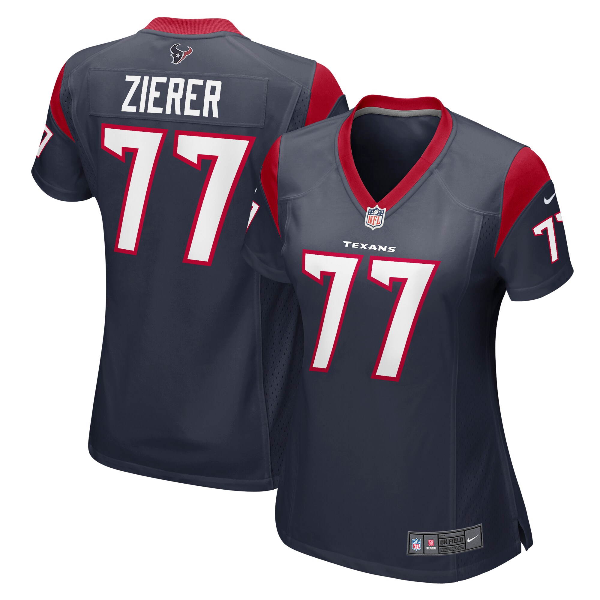 Kilian Zierer Houston Texans Women's Team Game Jersey - Navy