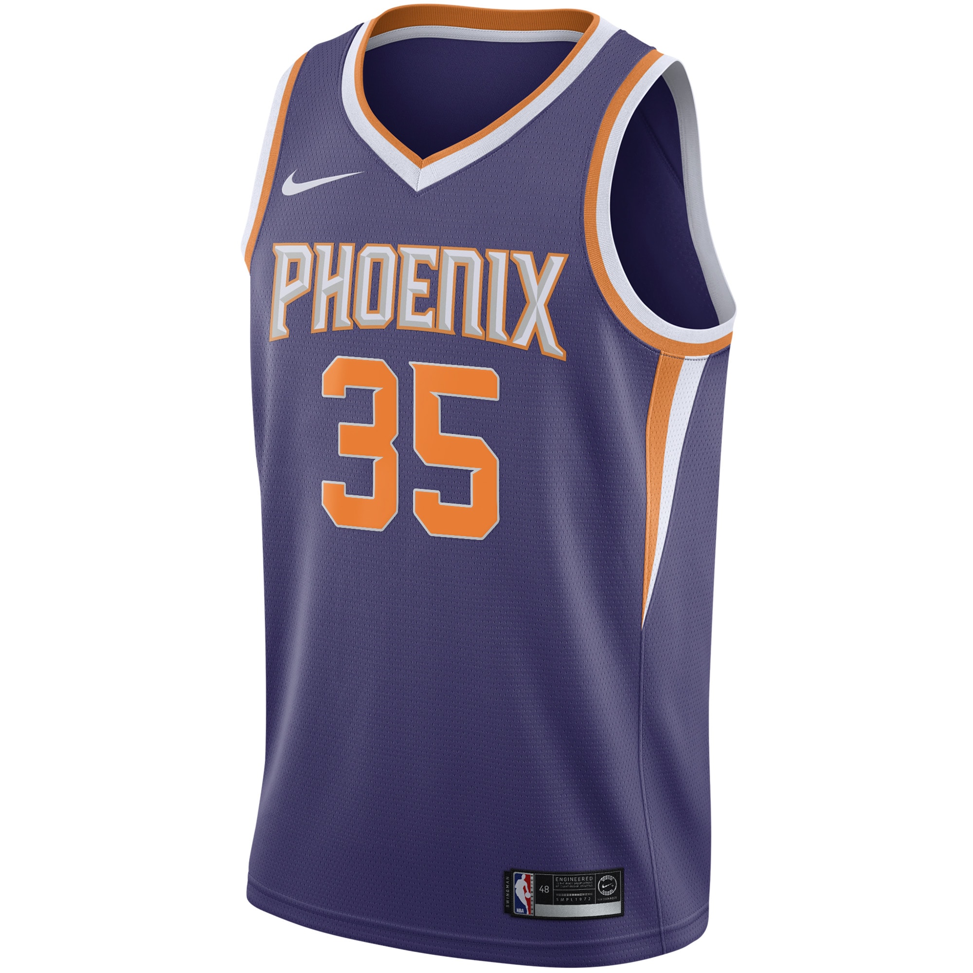 Kevin Durant Phoenix Suns Swingman Jersey - Icon Edition - Purple