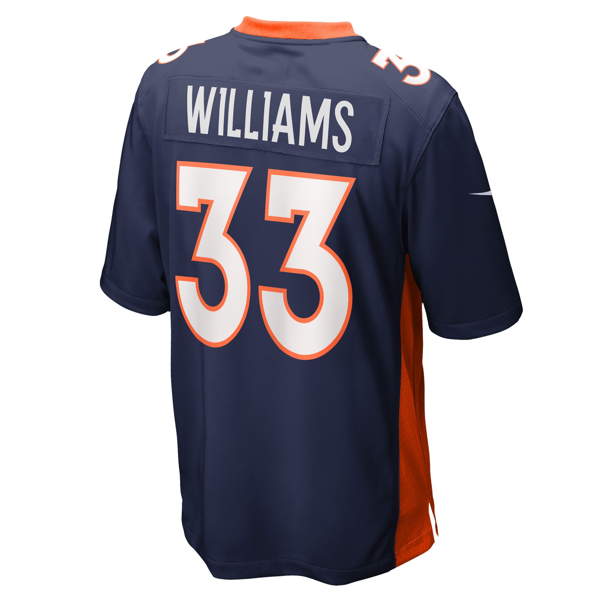 Javonte Williams Denver Broncos  Home Game Player Jersey - Navy