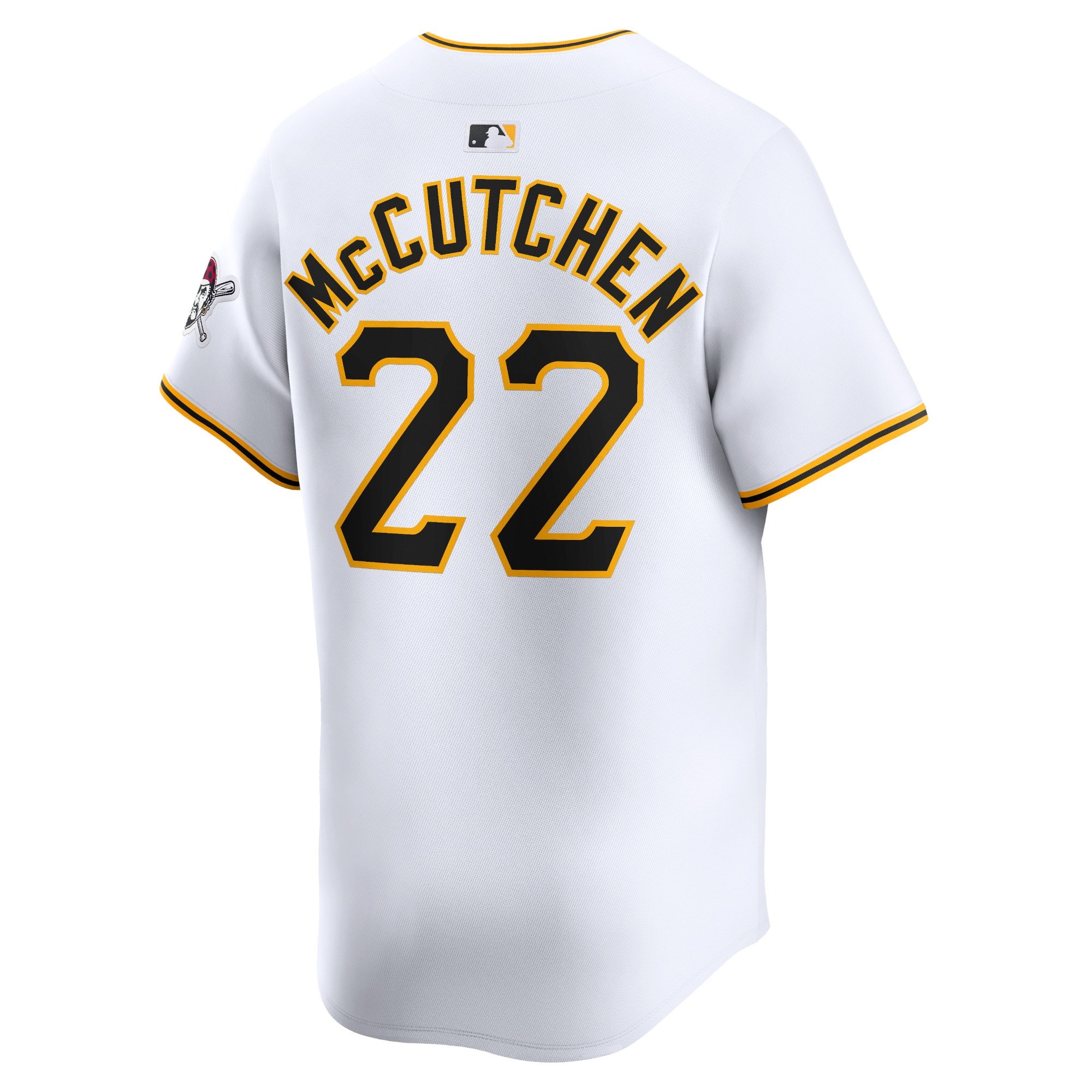 Men's Pittsburgh Pirates Andrew McCutchen  White Home Limited Player Jersey