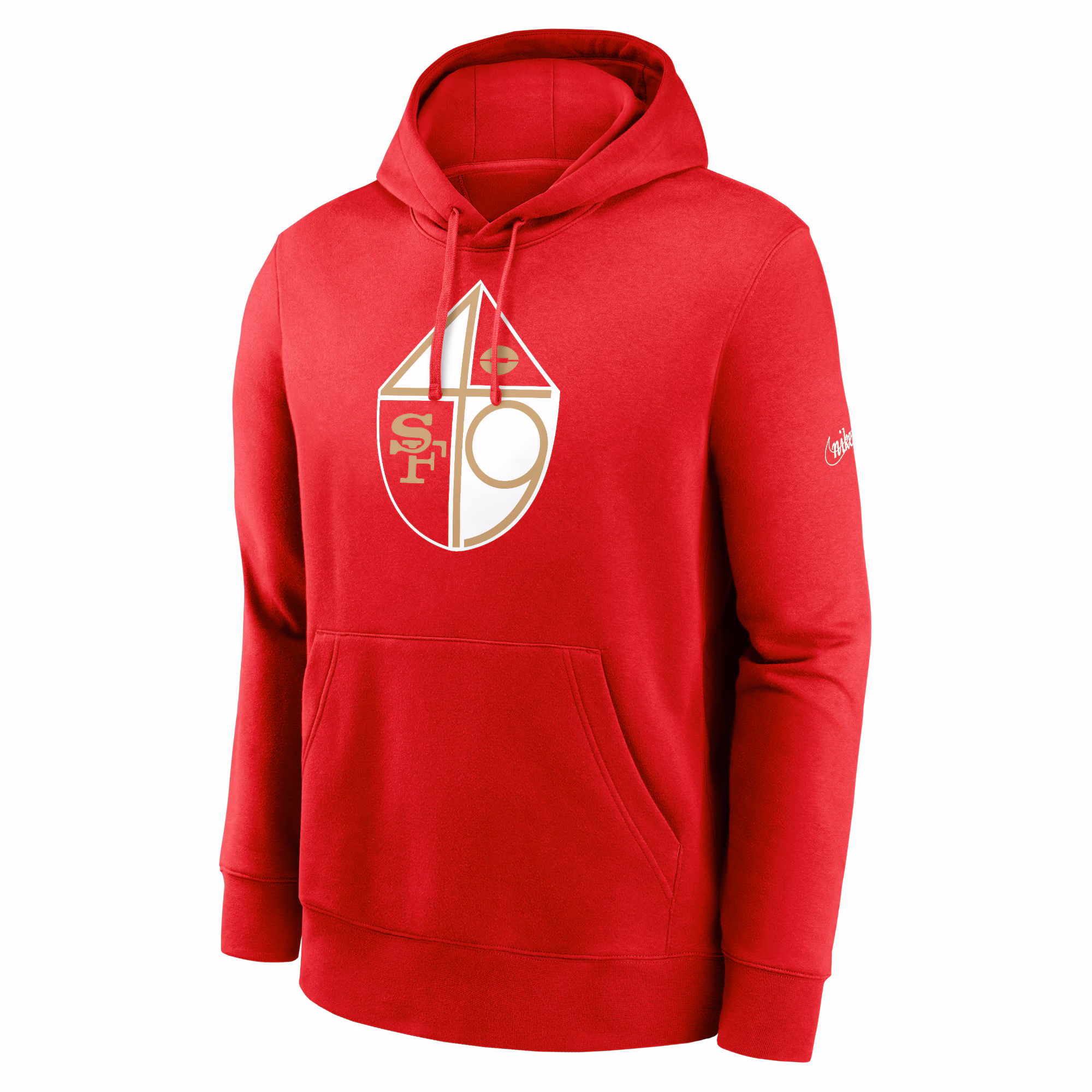 San Francisco 49ers 49ers Rewind Club Pullover Hoodie - Scarlet