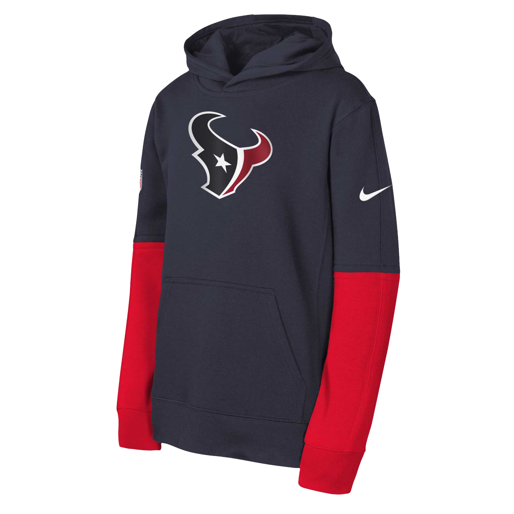 Houston Texans Youth  Team Issue Club Pullover Hoodie - Navy