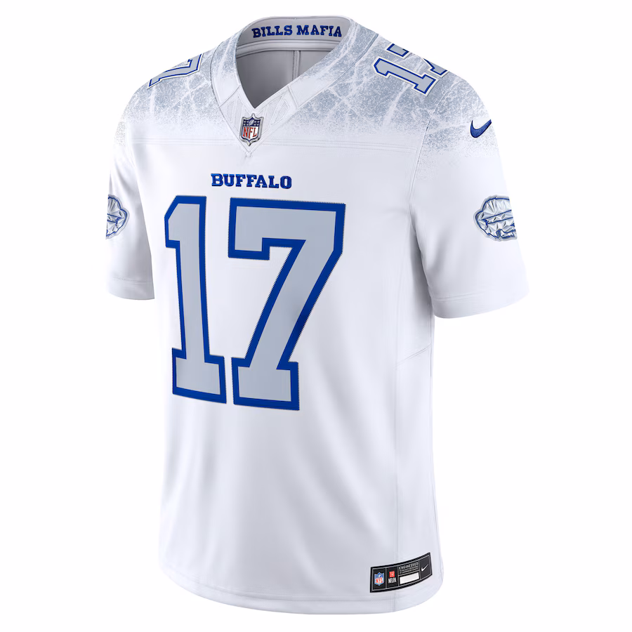 Josh Allen #17 Buffalo Bills 2025 Rivalries Collection Limited Jersey - White