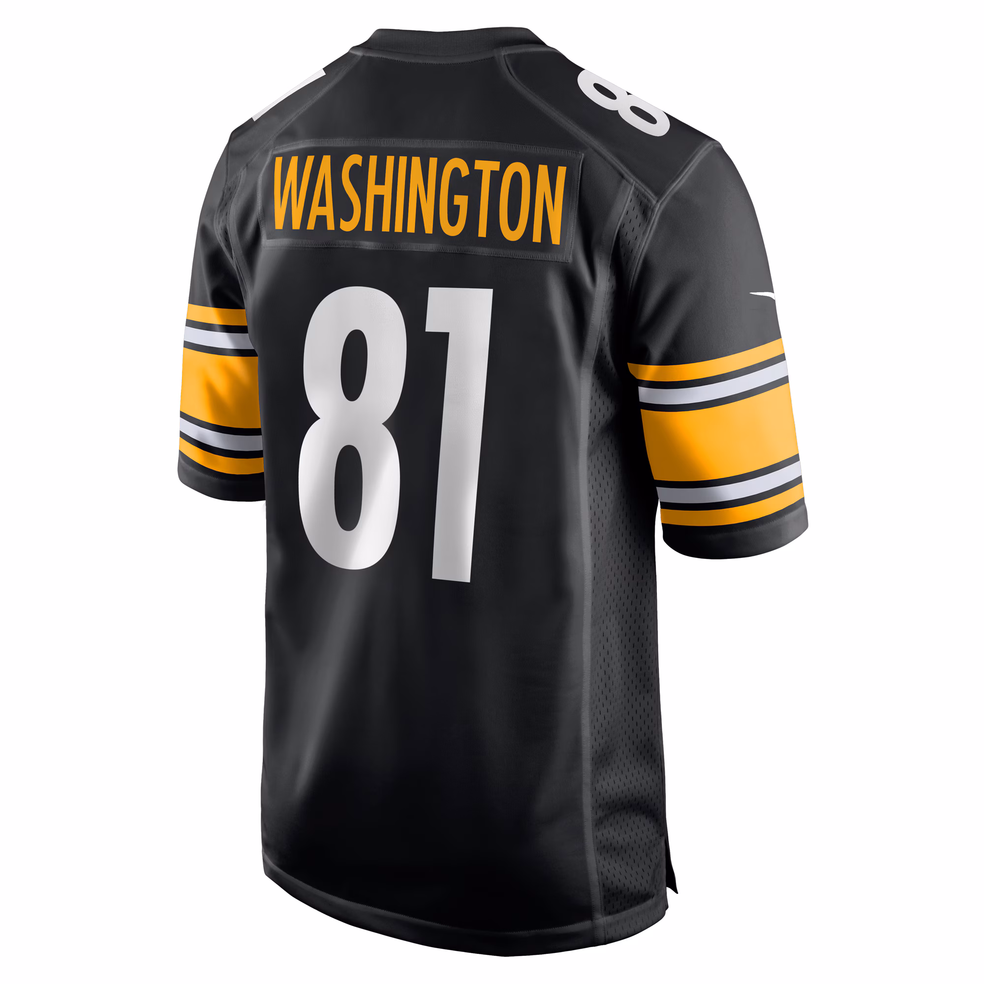 Scotty Washington Pittsburgh Steelers  Game Jersey -  Black
