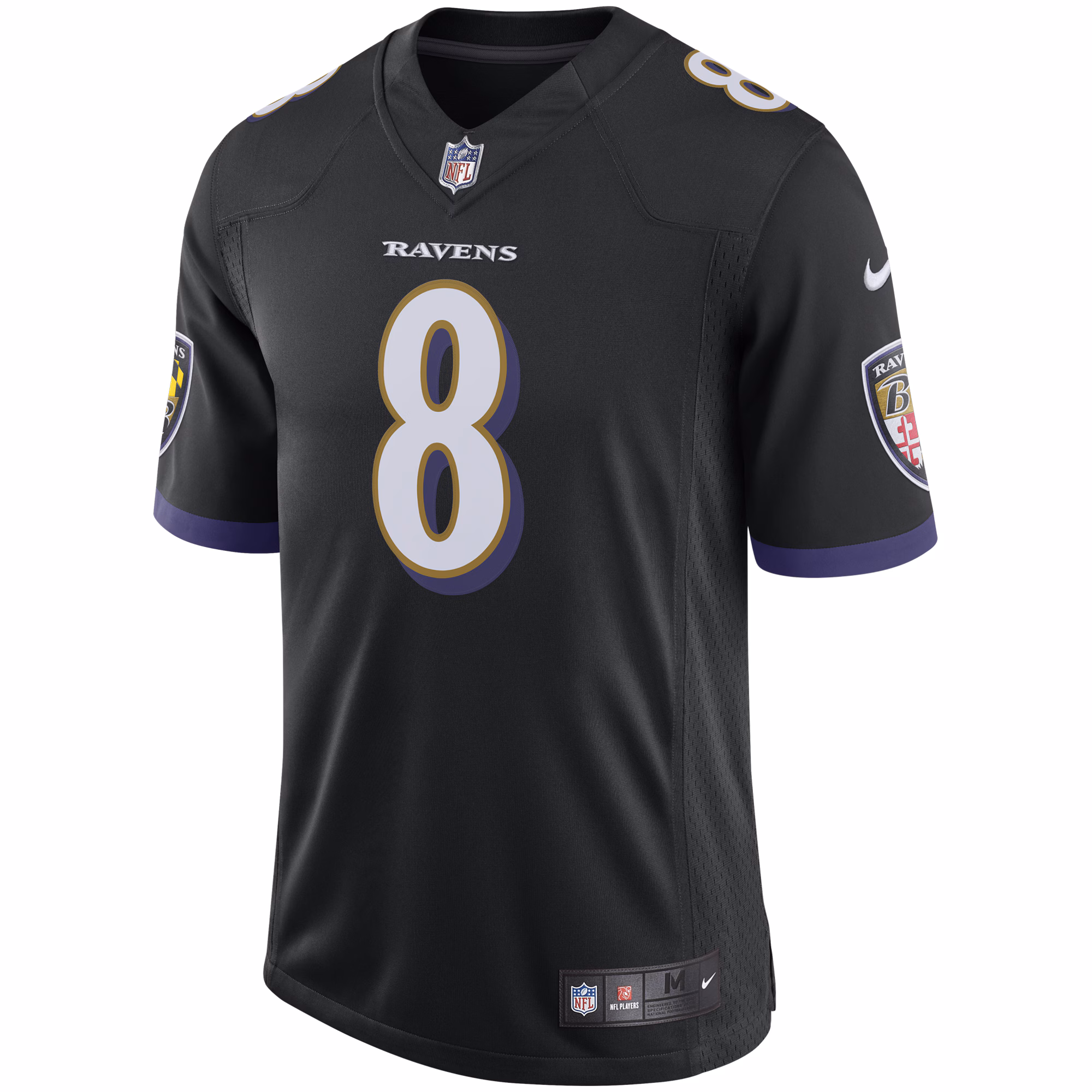 Lamar Jackson Baltimore Ravens Speed Machine Limited Jersey - Black
