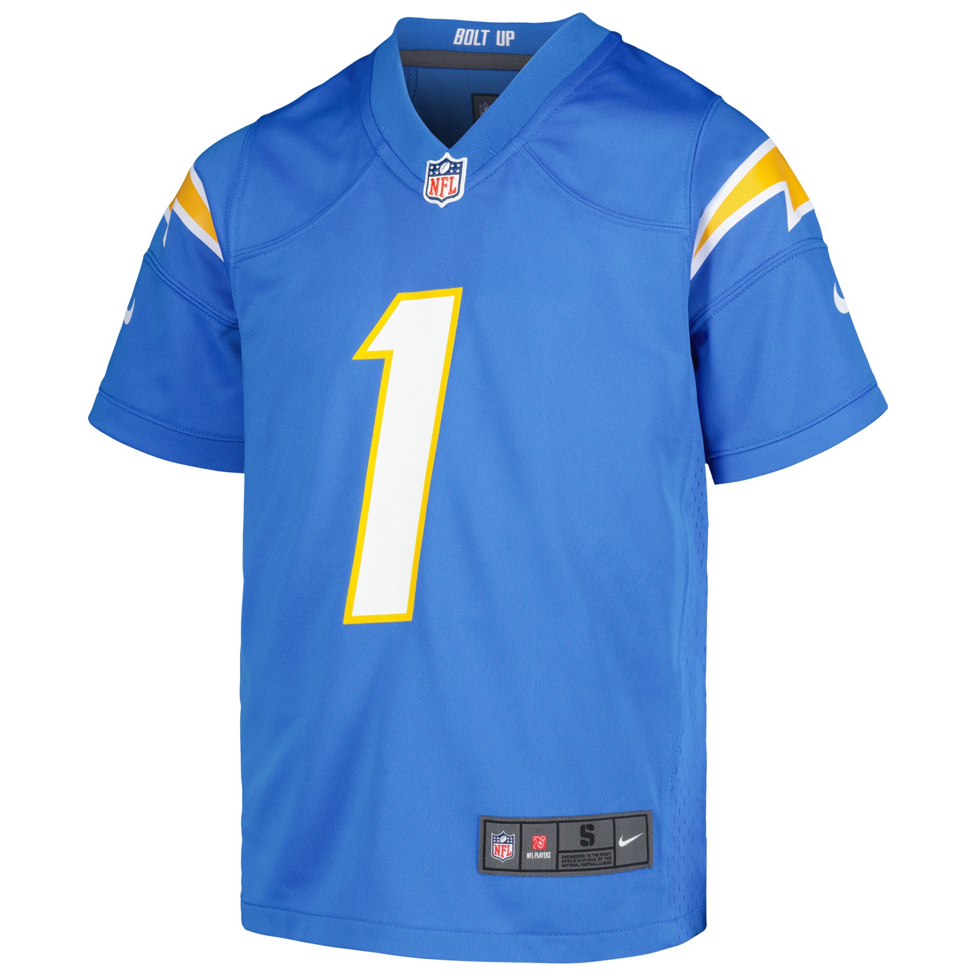 Quentin Johnston Los Angeles Chargers Youth Game Jersey - Powder Blue