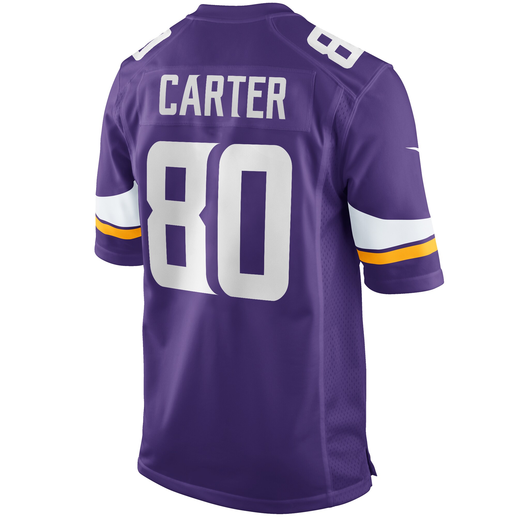 Cris Carter Minnesota Vikings Game Retired Player Jersey - Purple